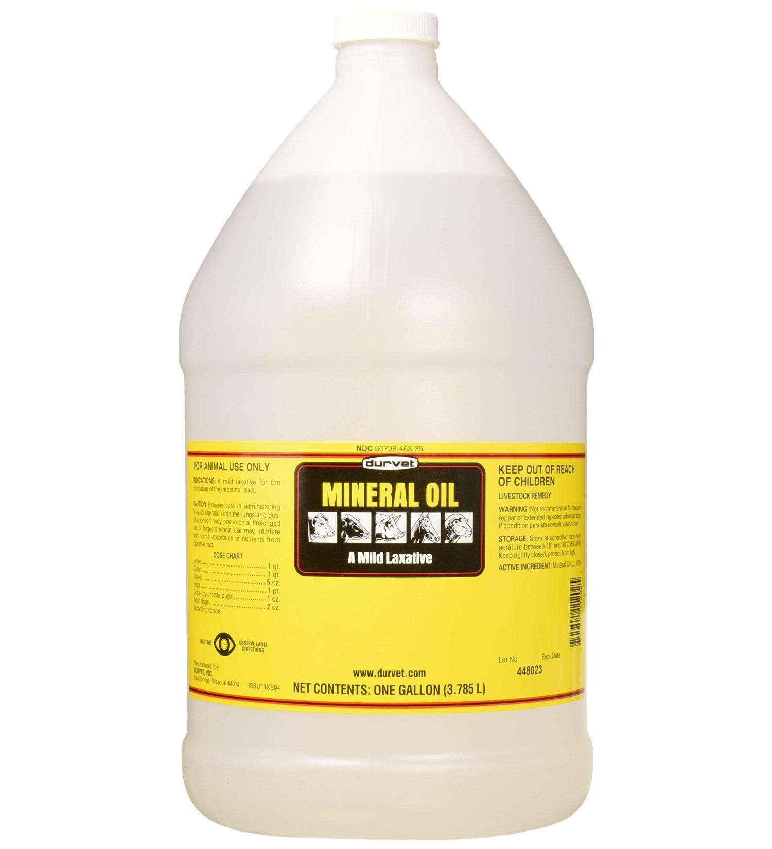 Durvet Mild Laxative Mineral Oil 1Gallon/3.785L