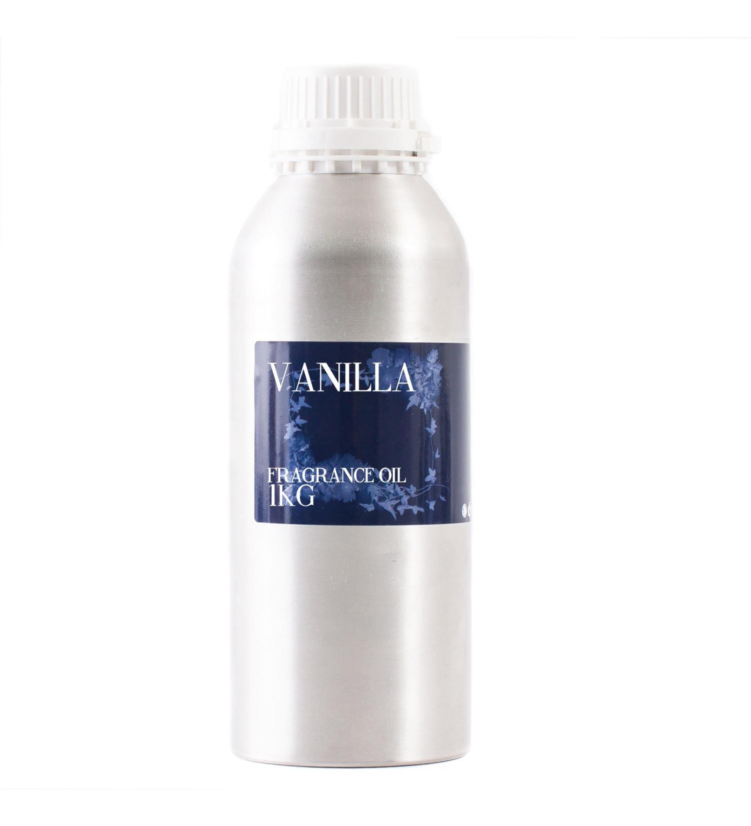 Mystic Moments | Vanilla Fragrance Oil - 1Kg - Perfect for Soaps Candles Bath Bombs Oil Burners Diffusers and Skin & Hair Care Items