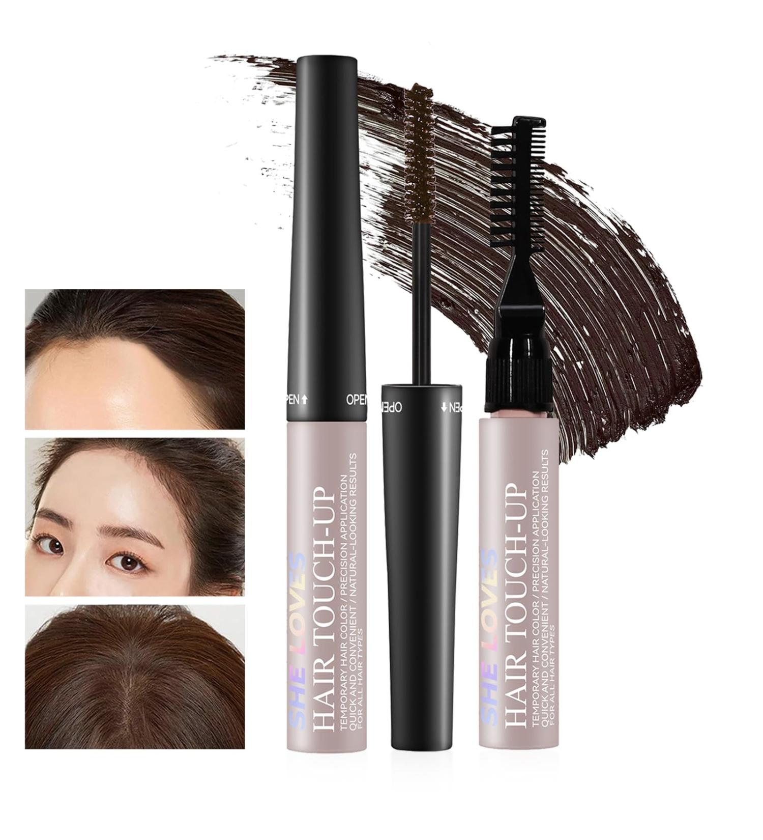 Root Touch Up Stick Dark Brown Beard Dye Stick Instant Hair Dye Temporary Hairline Concealer Pen Waterproof Long Lasting Hair Mascara For Women Mascara Root Hair Root Cover Up - Buy Online on GoSupps.com