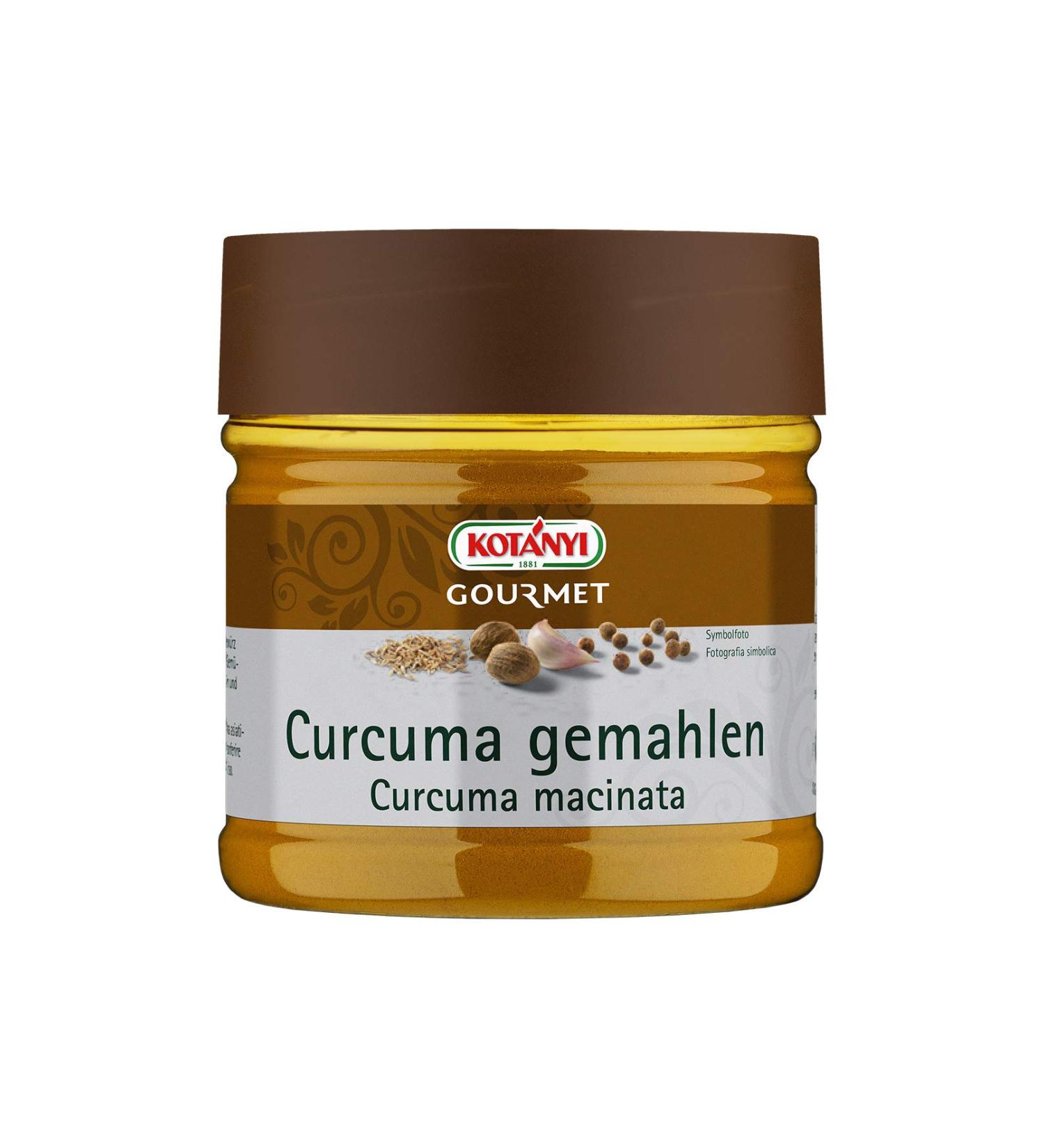 Kotanyi Kotanyi Gourmet Ground Turmeric | Slightly bitter earthy bore for tasteful oriental nuances 400 ml