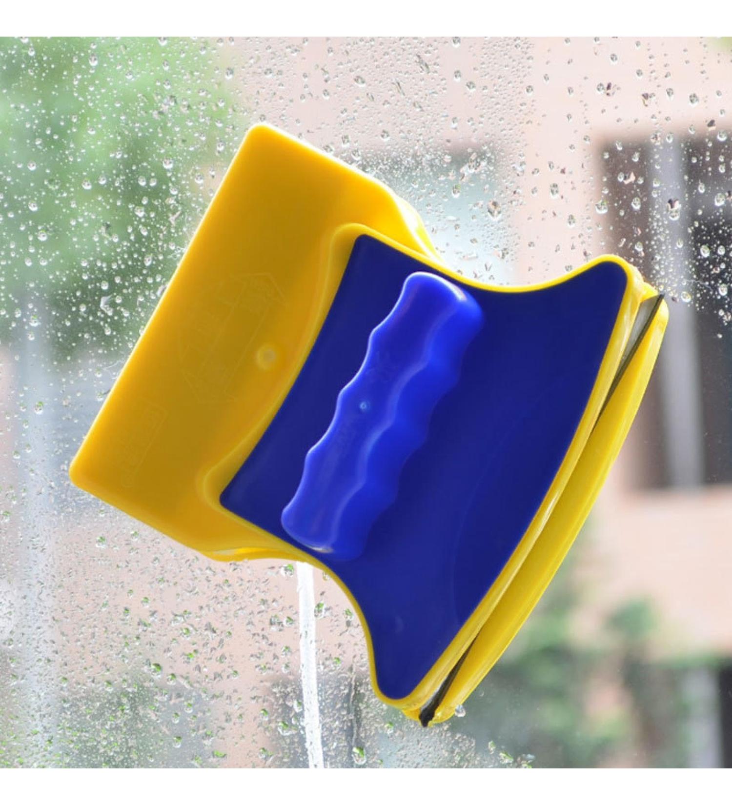 1pcs Magnetic Glass Cleaner Double-Layer Window Cleaning Brush with 1.5m Rope Automatic Water Discharge Cleaner Household Tools - Buy Online on GoSupps.com