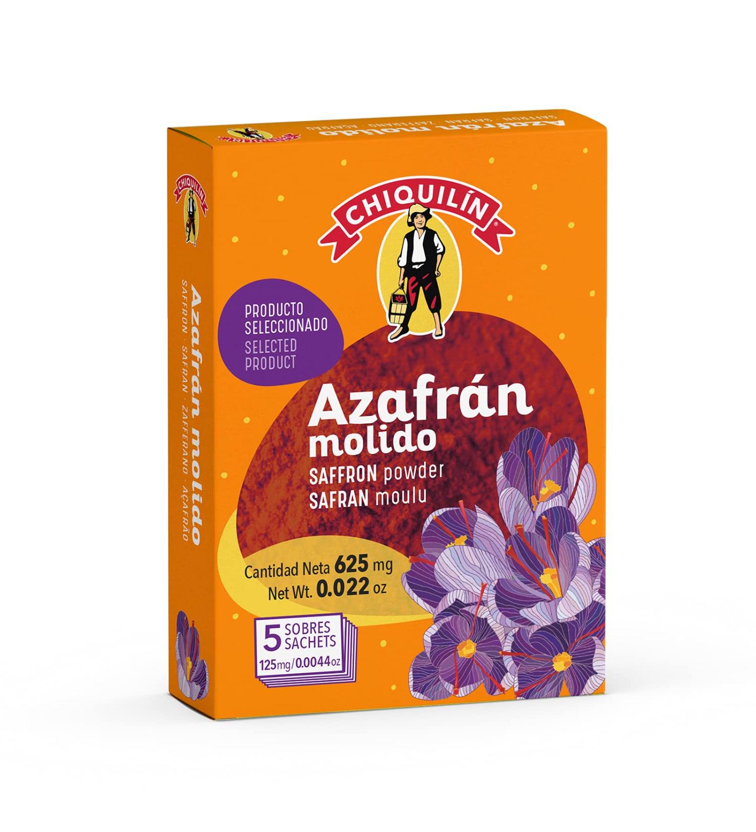 Pure Powdered Saffron Sachets - 5 Count (Pack of 1) - Buy Online on GoSupps.com