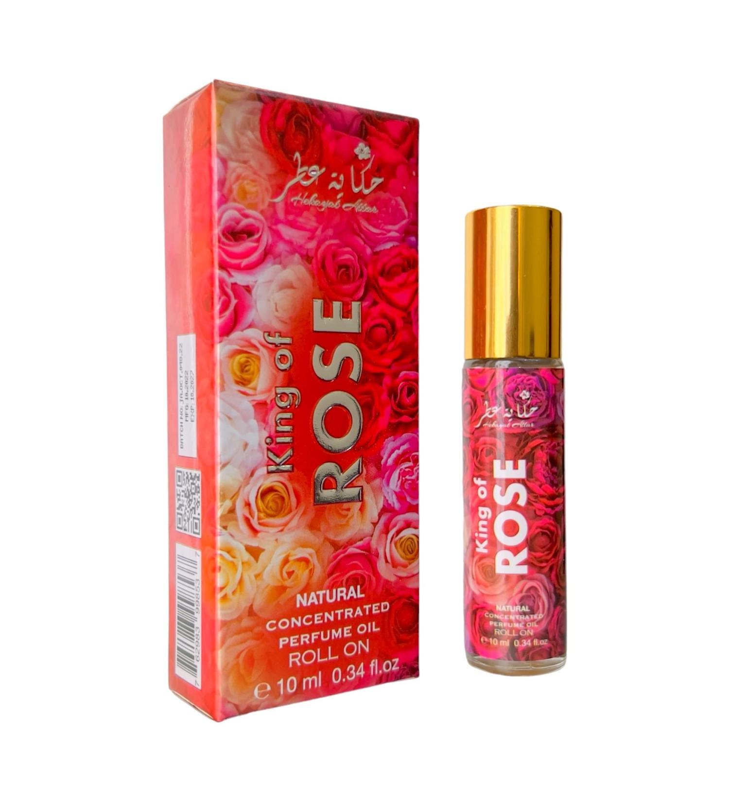 HEKAYAT ATTAR King of Rose 10 ml Attar Perfume Oil Roll On made in UAE Dubai: Experience the Arabian Perfume - Buy Online on GoSupps.com