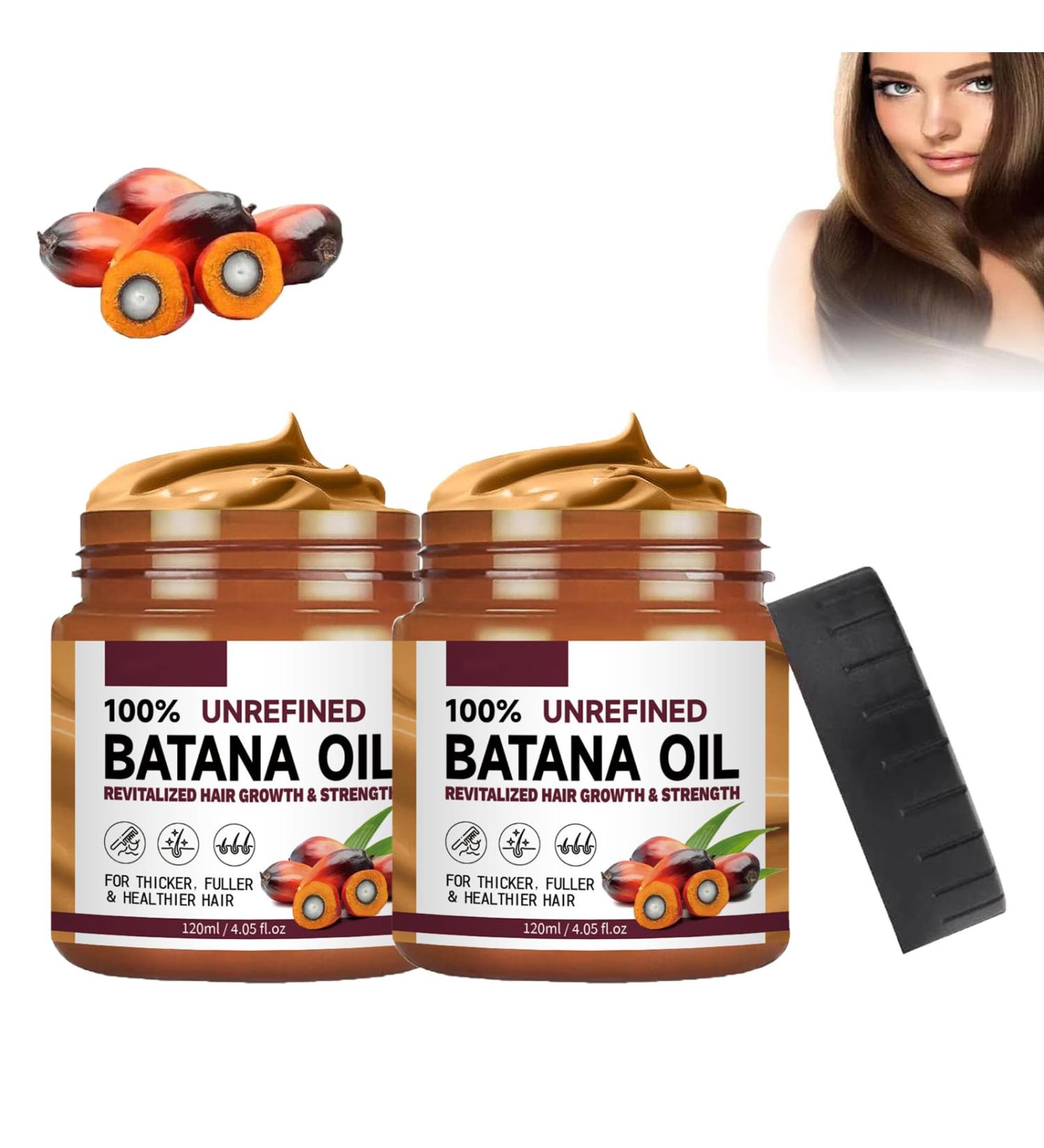 Xiniear Organic Batana Oil for Hair Growth Unrefined from Honduras for Healthier Thicker and Fuller Hair 2 Pieces 2 pieces - Buy Online on GoSupps.com