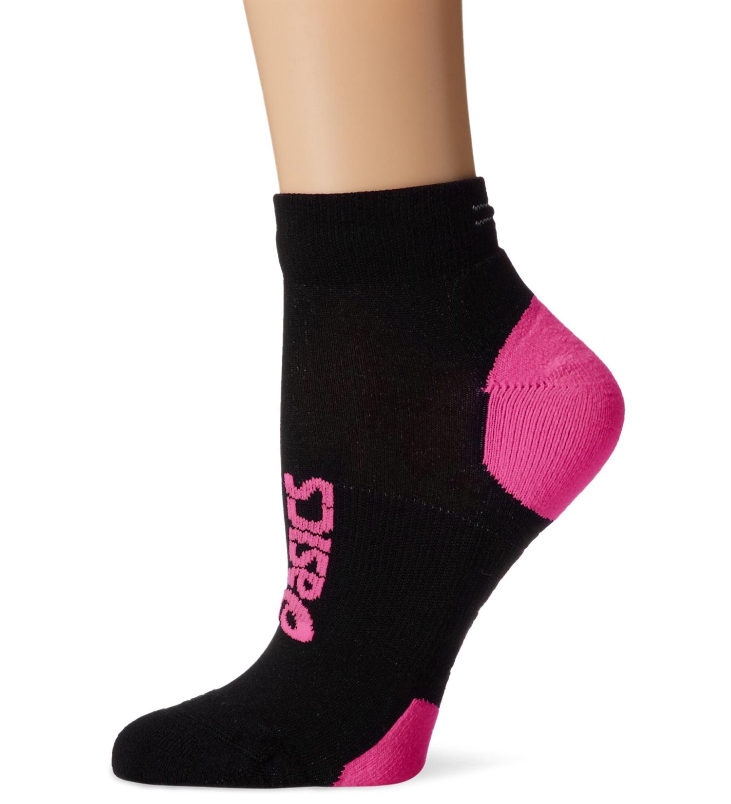 ASICS Lite-Show Nimbus Low Cut 3 Pack Large Black/Neon Pink