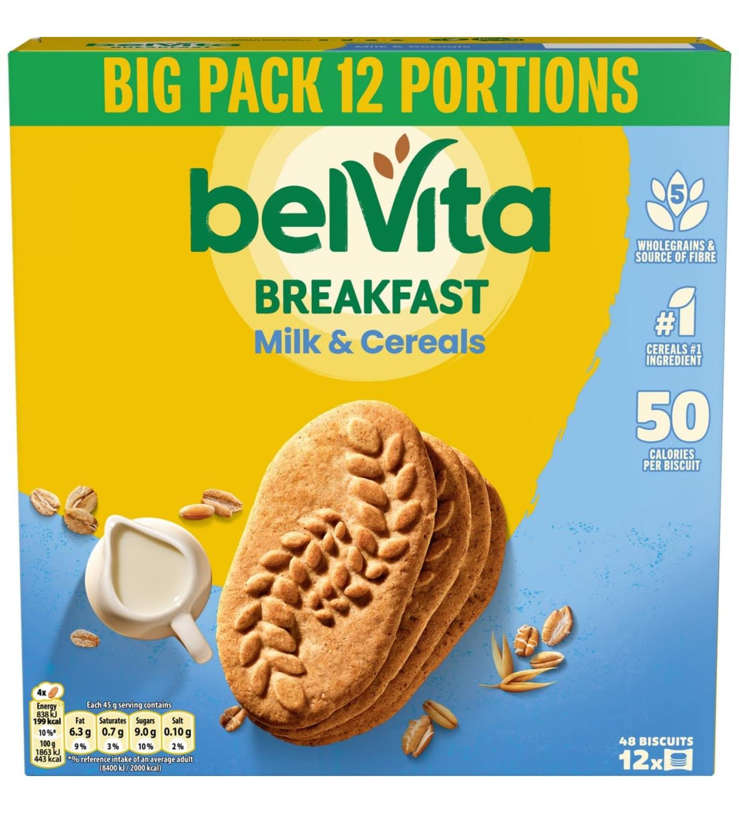 Belvita Breakfast Cereals and Milk Biscuits 540g - Buy Online on GoSupps.com
