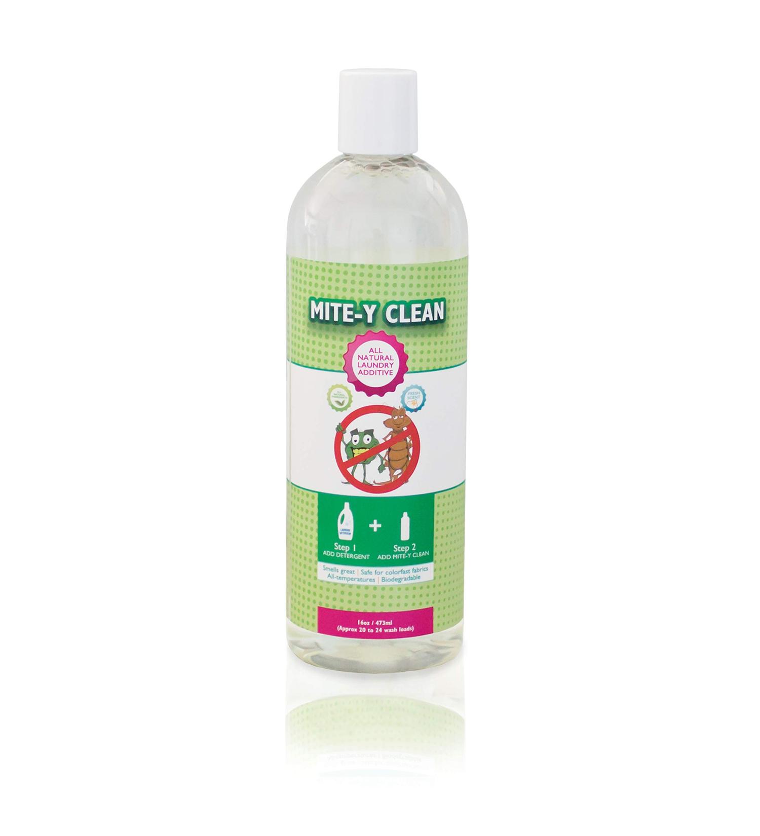 Mitey Clean All-Natural Hypoallergenic Laundry Additive | 16 Fl Oz | Allergy & Odor Remover | Safe for Sensitive Skin | Eco-Friendly Formula - Buy Online on GoSupps.com