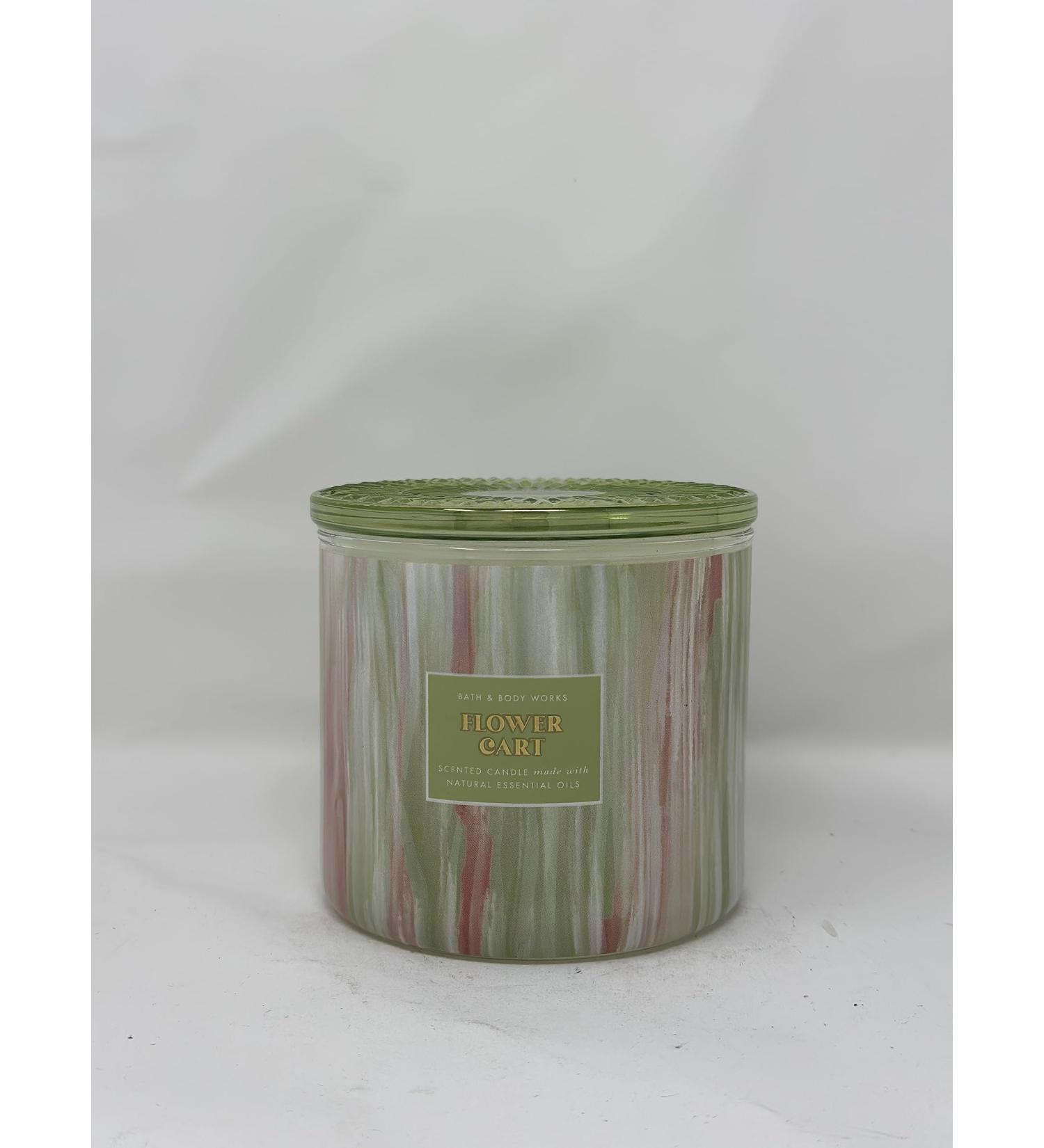Flower Cart 3 Wick Candle 14.5 oz / 411 g Made with Natural Essential Oil 2023