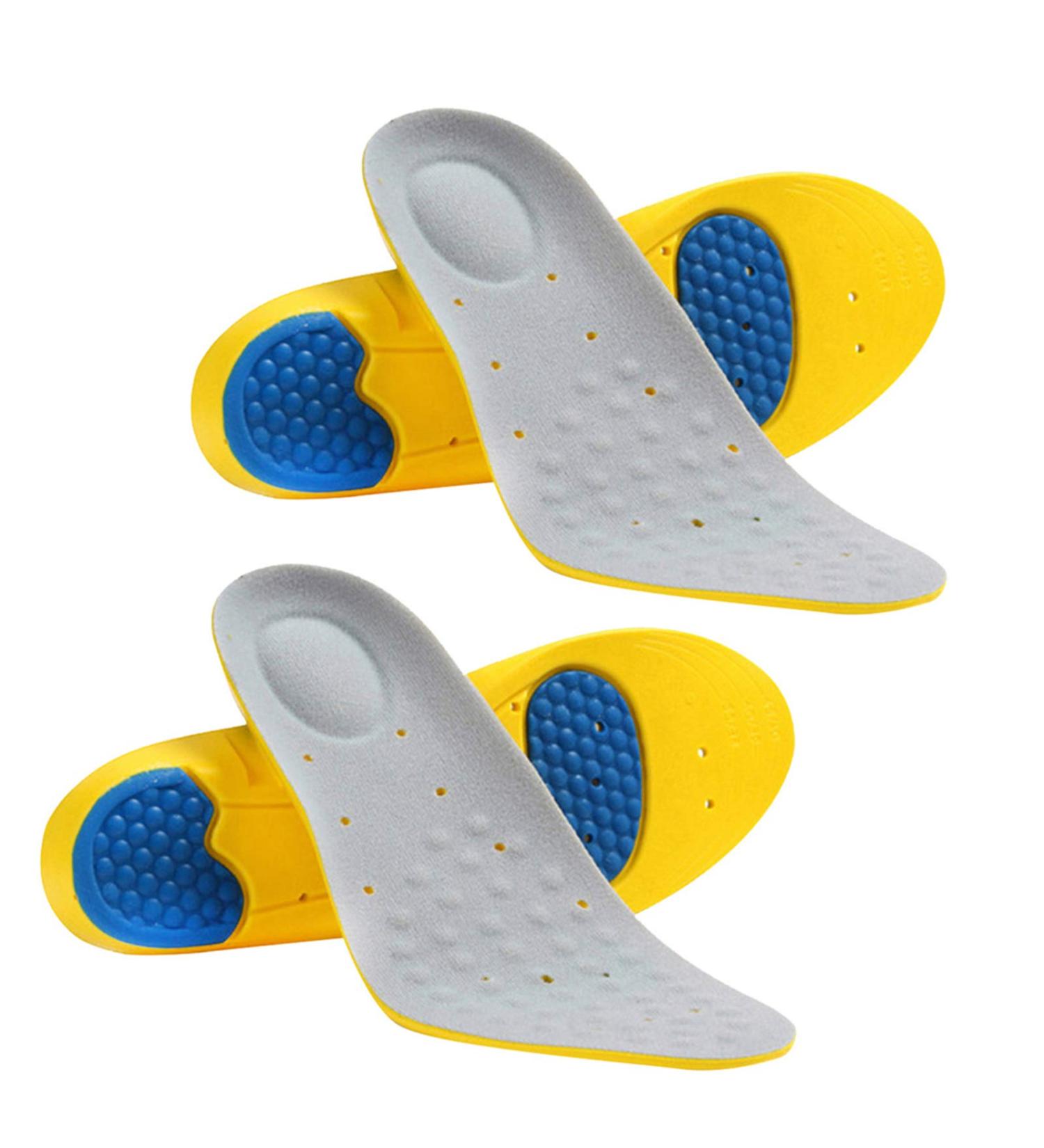 Buy 2 Pairs of Unisex Dampening Sports Insoles for Outdoor Activities - Summer Football Shoes (Light Blue Size S) - Buy Online on GoSupps.com