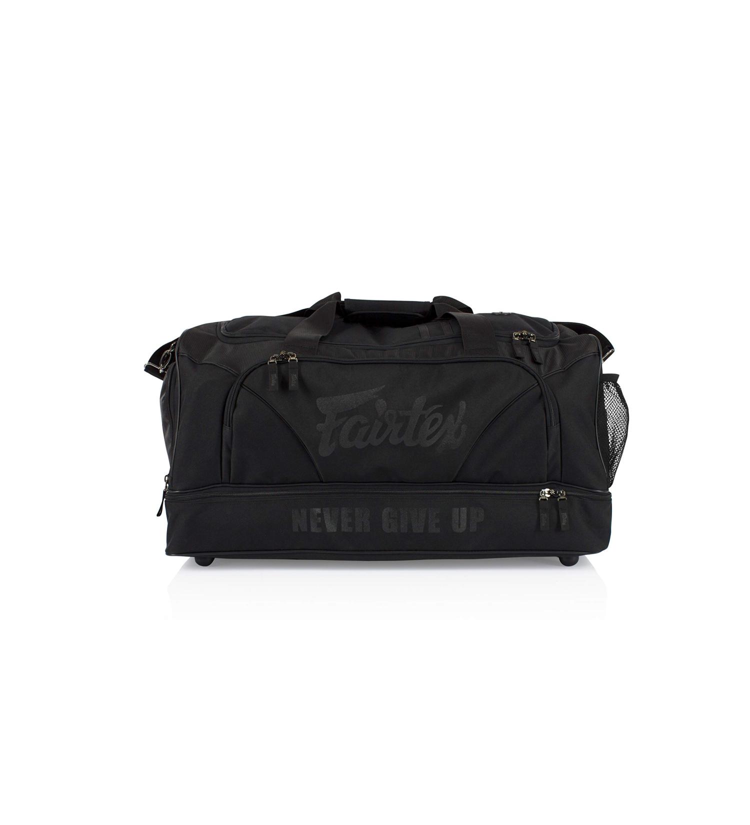 Fairtex Gym Bag for Muay Thai, Boxing, Kickboxing & MMA - Black - Buy Online on GoSupps.com