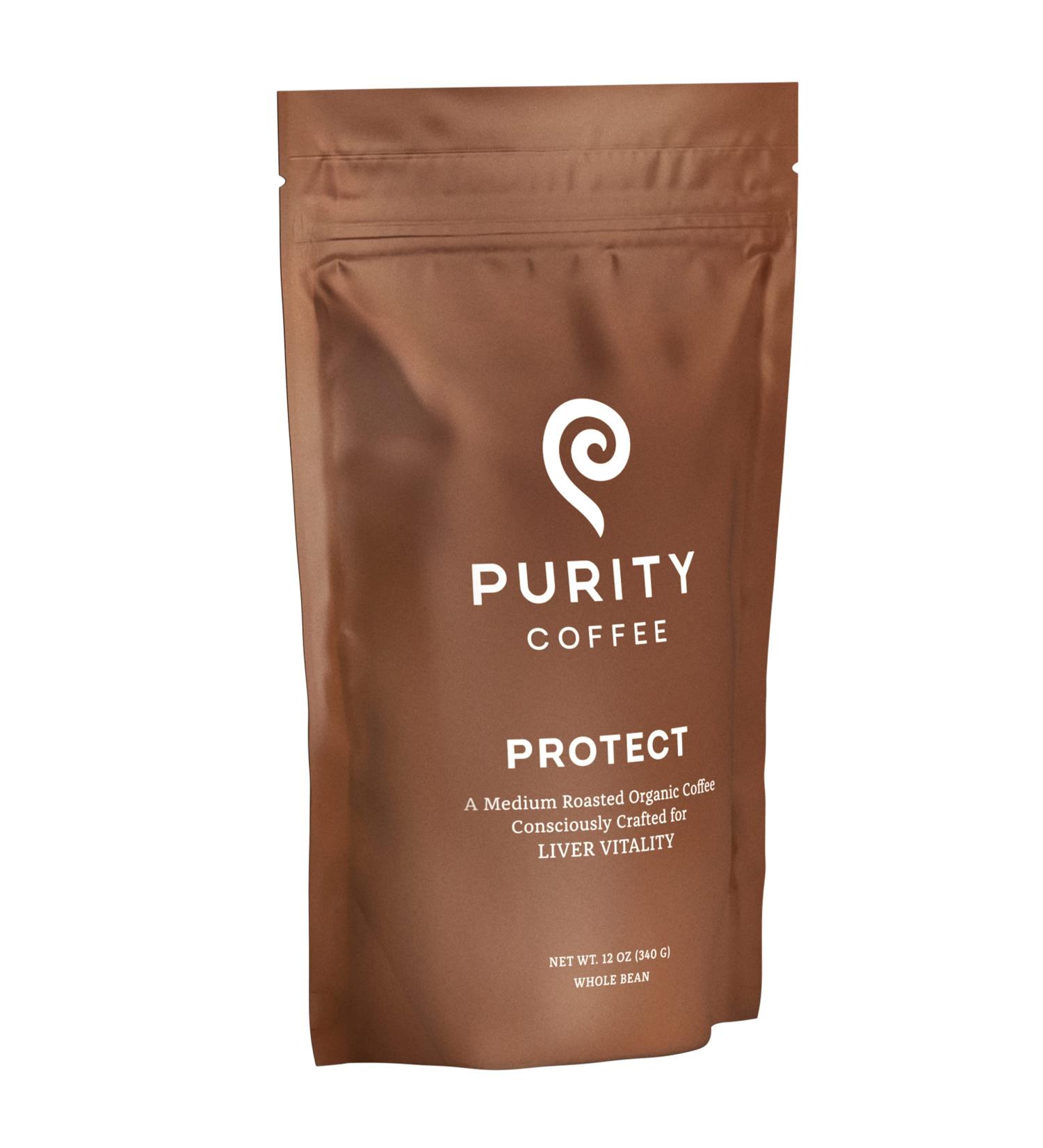 Purity Coffee EASE Dark Roast Low Acid Organic Whole Bean 12 oz - USDA Certified Specialty Grade Arabica - Third Party Tested for Mold, Mycotoxins, Pesticides - Purity Protect 12 oz Bag - Buy Online on GoSupps.com