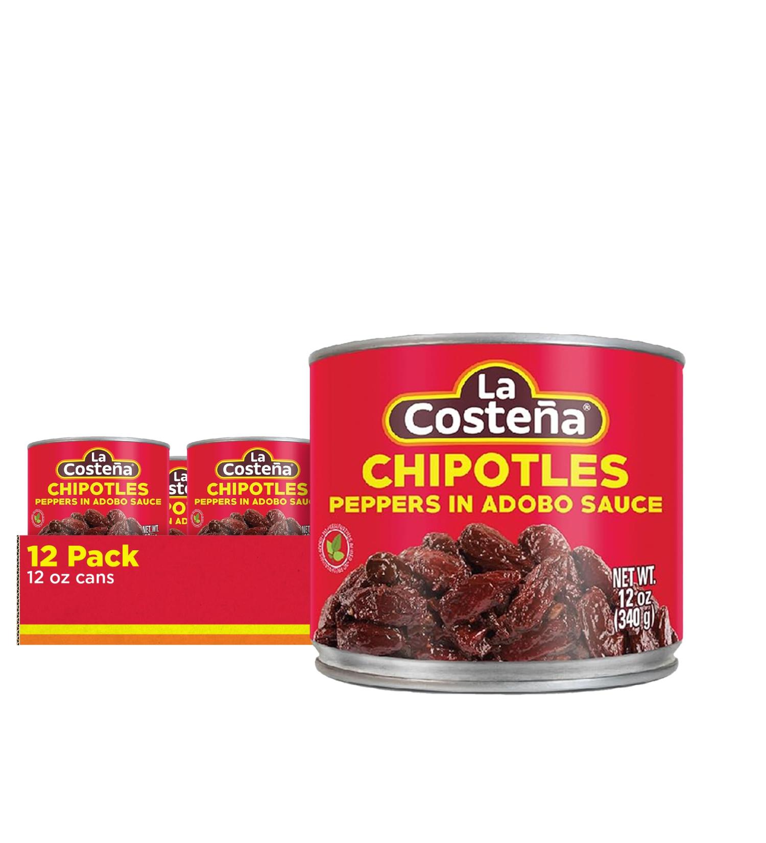 La Costena Chipotle Peppers 12 Ounce (Pack of 12) - Buy Online on GoSupps.com