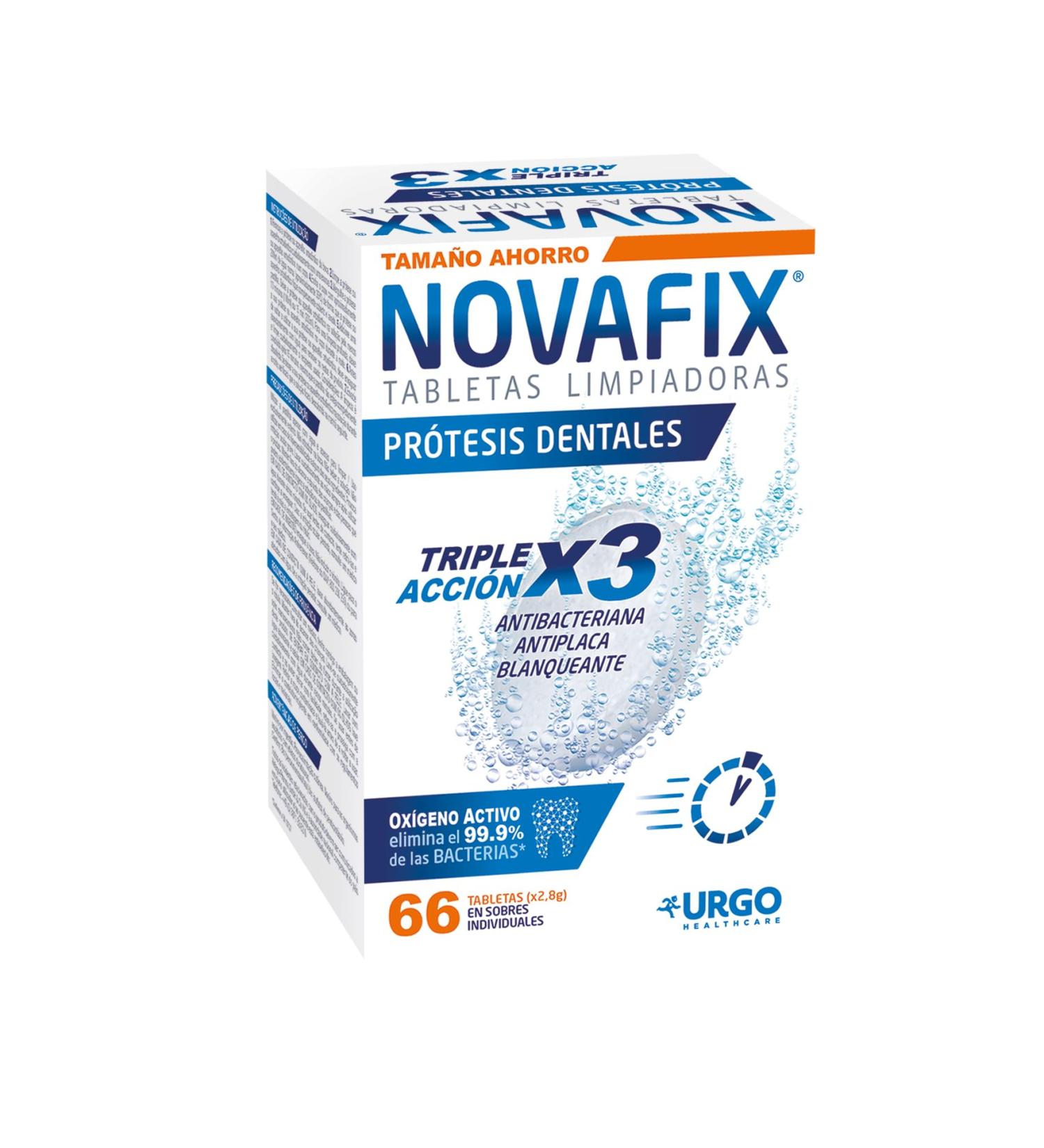 Novafix 3 En 1 66 Tabletas Limpieza - Buy Online on GoSupps.com