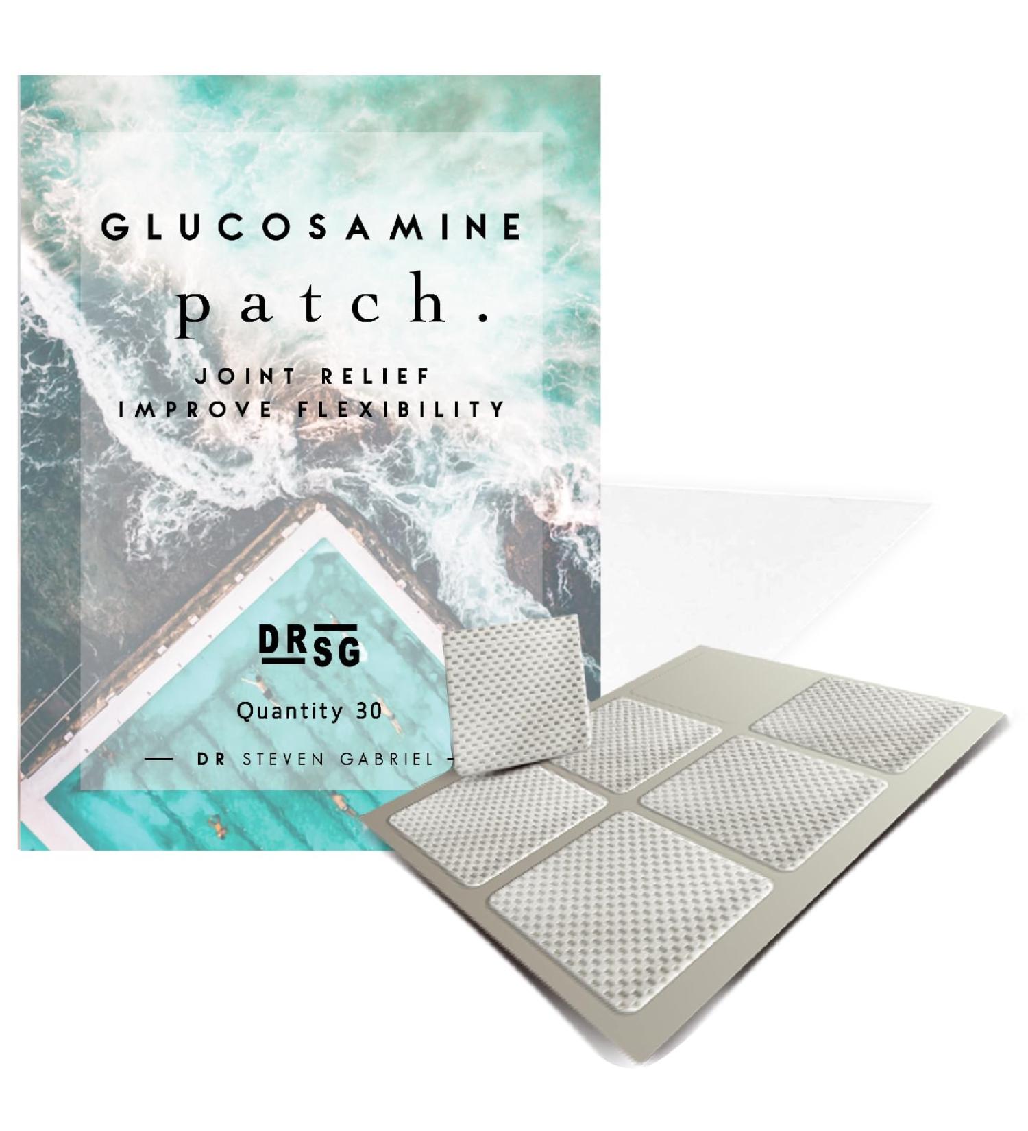 Dr. Steven Gabriel Glucosamine Topical Patch | Doctor Formulated Joint Relief | Improve Flexibility & Chondroitin - 30 Day Supply | International Shipping Available - Buy Online on GoSupps.com
