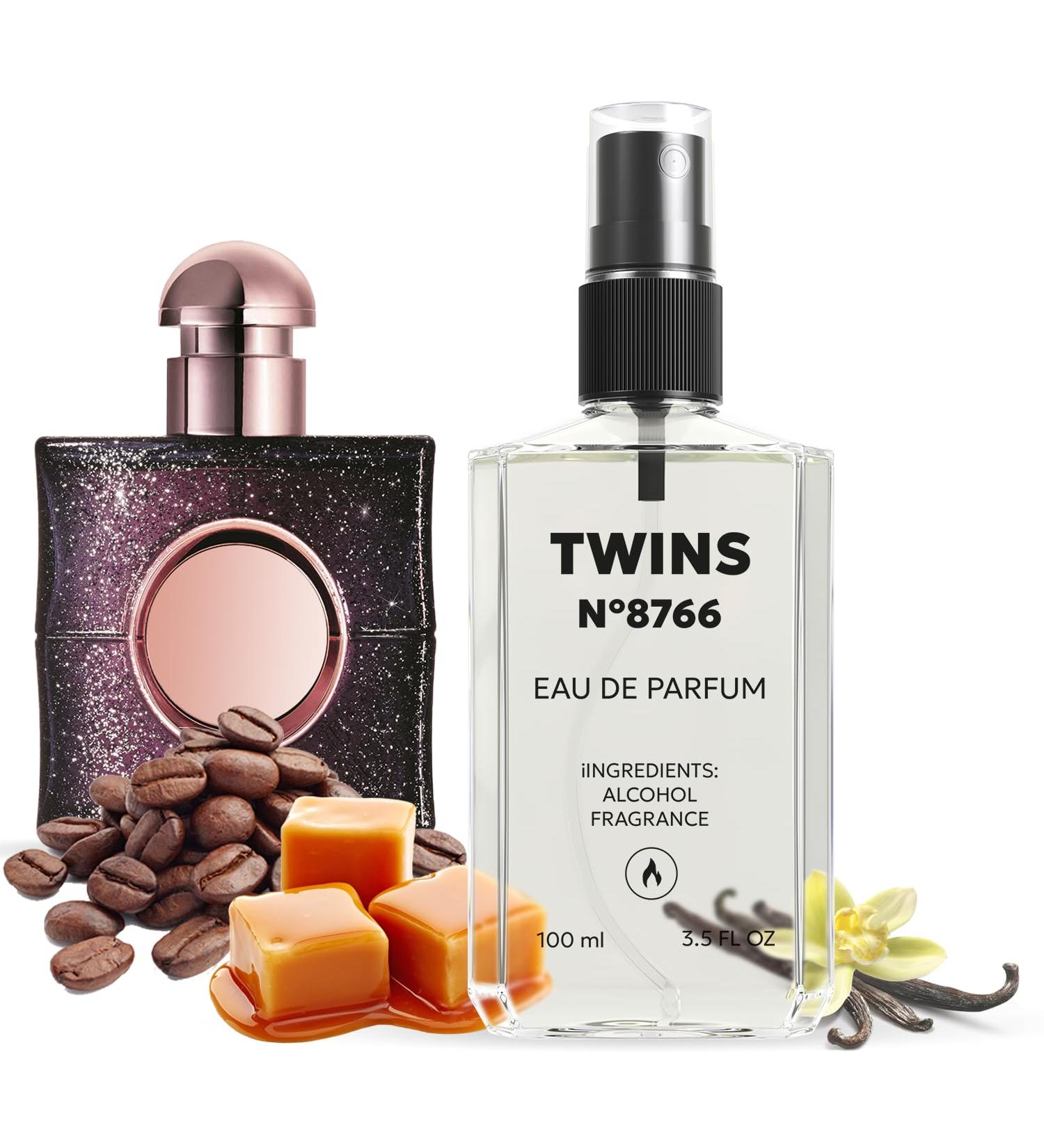 TWINS Impression of Black Op. Nuit Blanche | Perfume for Women Eau de Parfum | No.8766 | 3.4 Fl Oz / 100 ml Yves Saint Laurent Black Opium Nuit Blanche Impression - Buy Online on GoSupps.com
