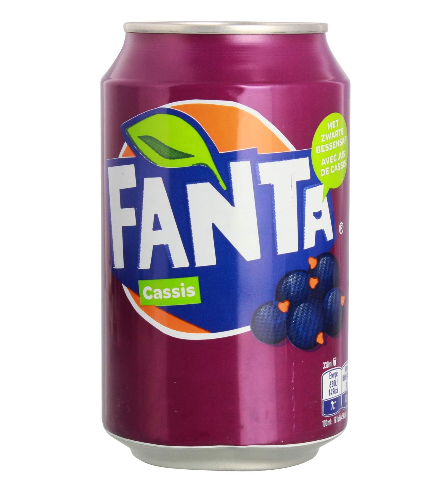 Fanta Fanta Blackcurrant Iced Drink 0.33L Can
