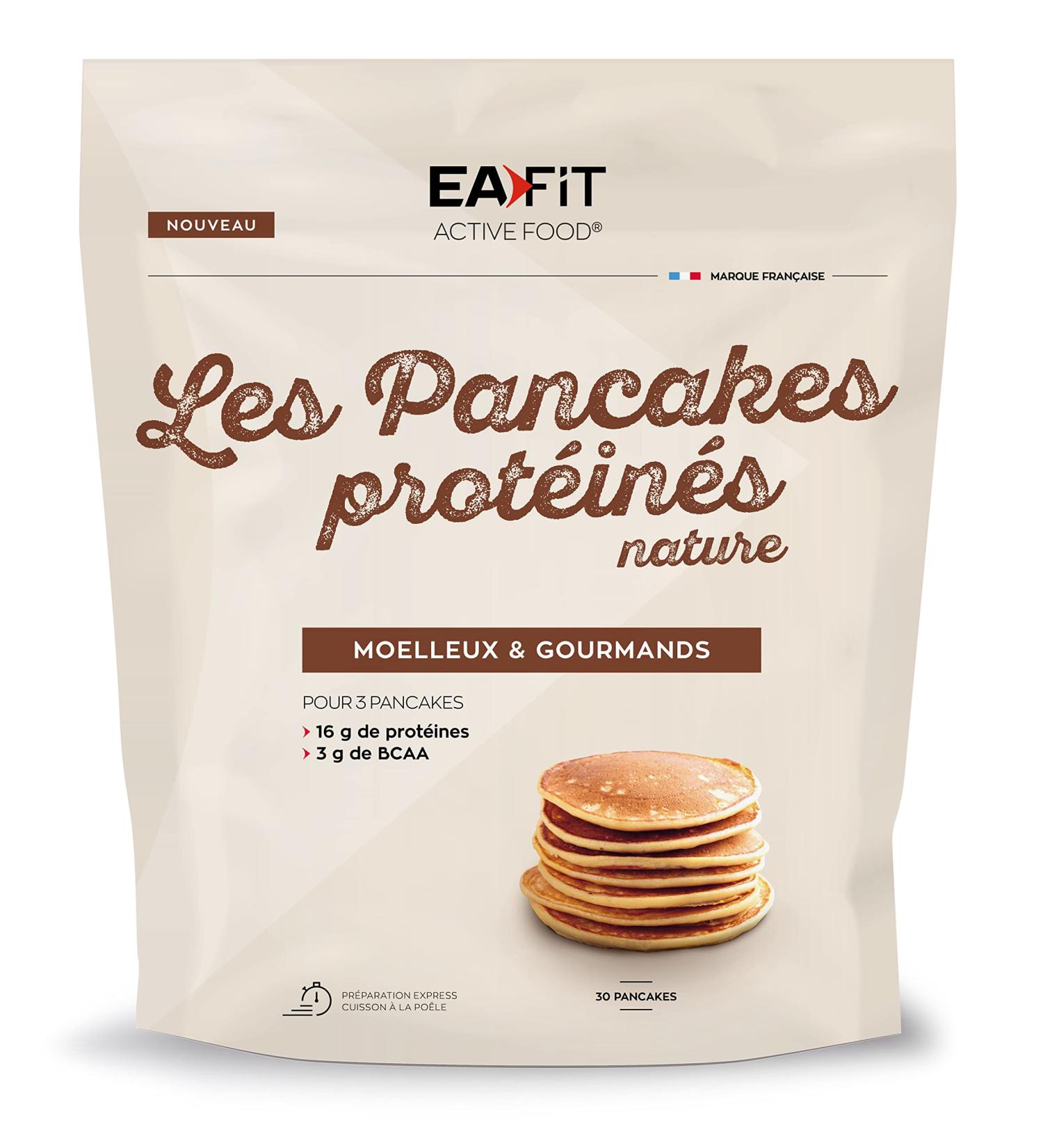 Nature Protein Pancakes - 400 g - 16 g of protein - 3 g of BCAAs per serving of 3 PANCAKES - LOW FAT - Buy Online on GoSupps.com