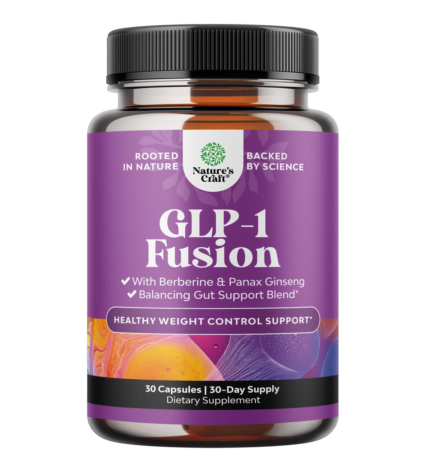 GLP-1 Berberine Supplement - One a Day Healthy Gut Berberine Complex with Panax Ginseng Turmeric Curcumin & Cayenne Pepper for Metabolic Balance - Gluten Free Vegan and Non-GMO - 30 Count 30 Count (Pack of 1) - Buy Online on GoSupps.com