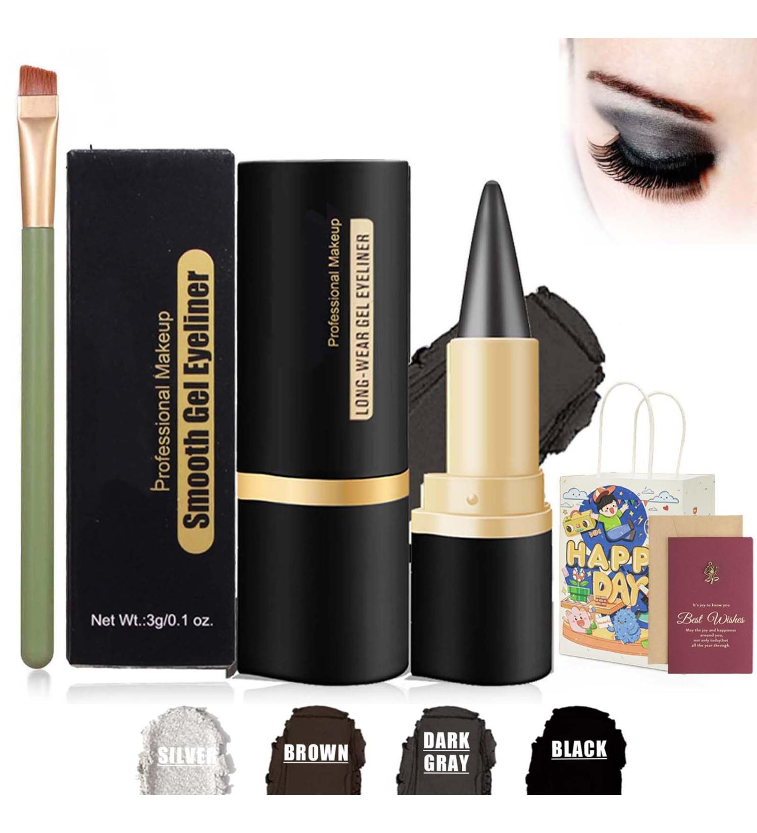 Ayky Eyeliner Ayky Eye Liner Ayky Eyeliner Cream Ayky Long Wear Gel Eyeliner Ayky Natural Black Eyeliner Cream Eye Black Smokey Eyeshadow Palette Stick Goth Halloween Makeup (Dark Gray) - Buy Online on GoSupps.com