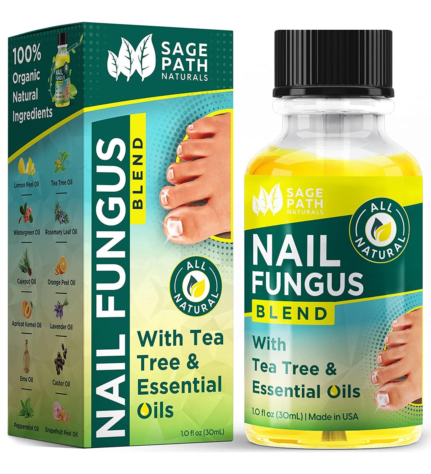 Premium Toenail Fungus Treatment with Tea Tree & Essential Oils - USA Made, No Fillers, Max Strength Formula - Buy Online on GoSupps.com