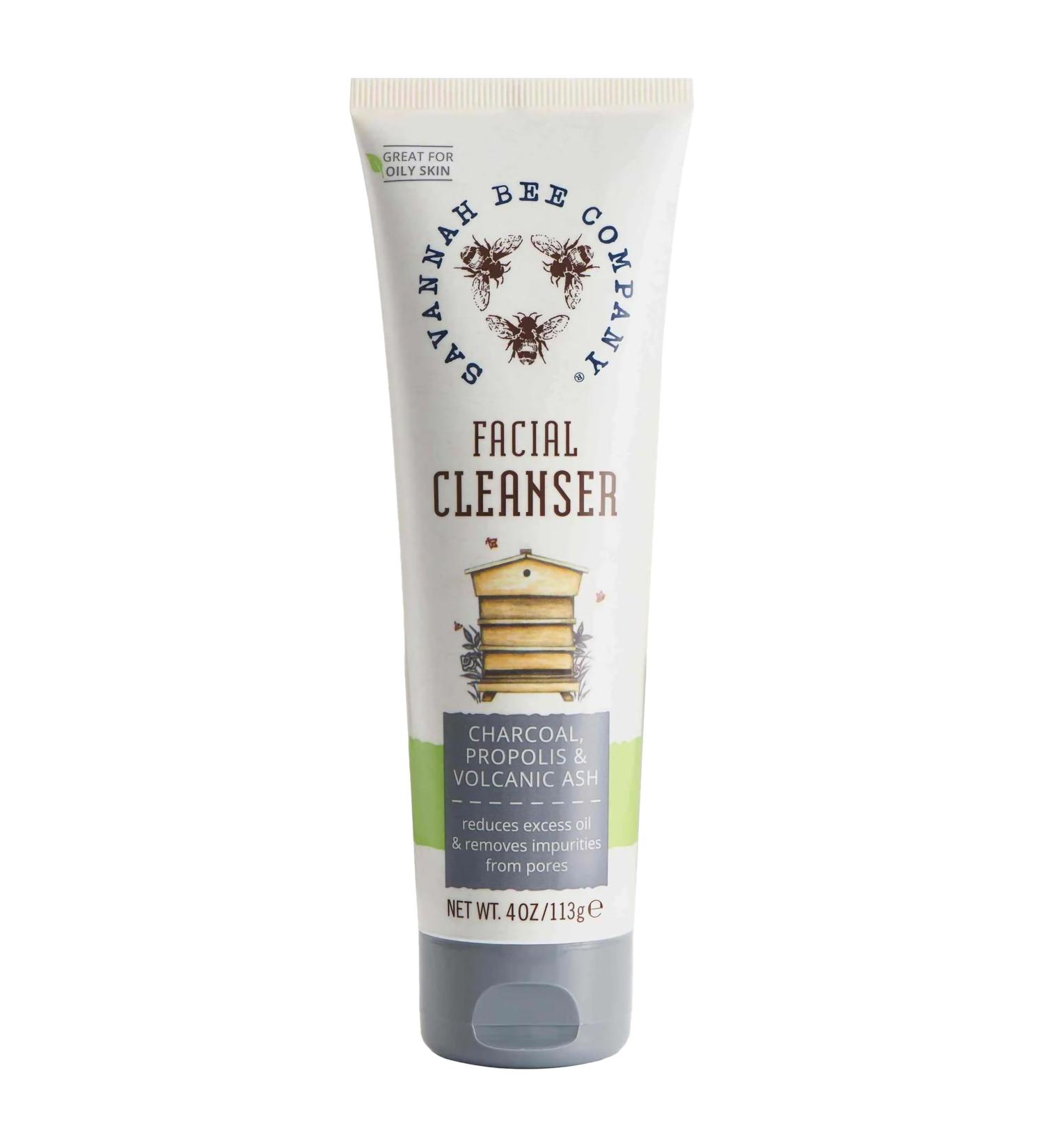 Buy Savannah Bee Company Propolis Extract Facial Cleanser | Volcanic Ash & Charcoal | International Shipping - Buy Online on GoSupps.com