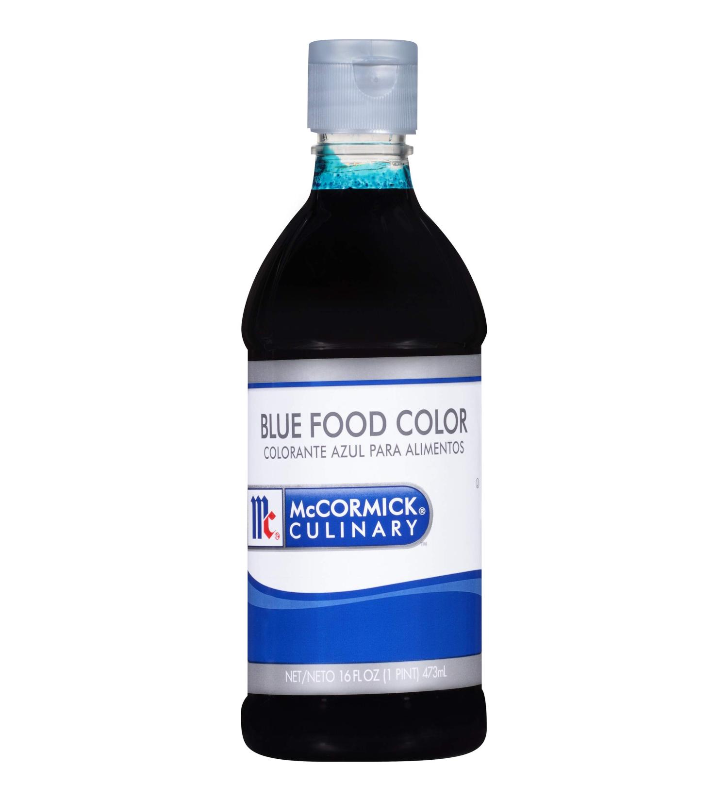 McCormick Culinary Blue Food Coloring 16 fl oz - Perfect for Cakes, Cookies, and Icings - 1 Bottle - Buy Online on GoSupps.com