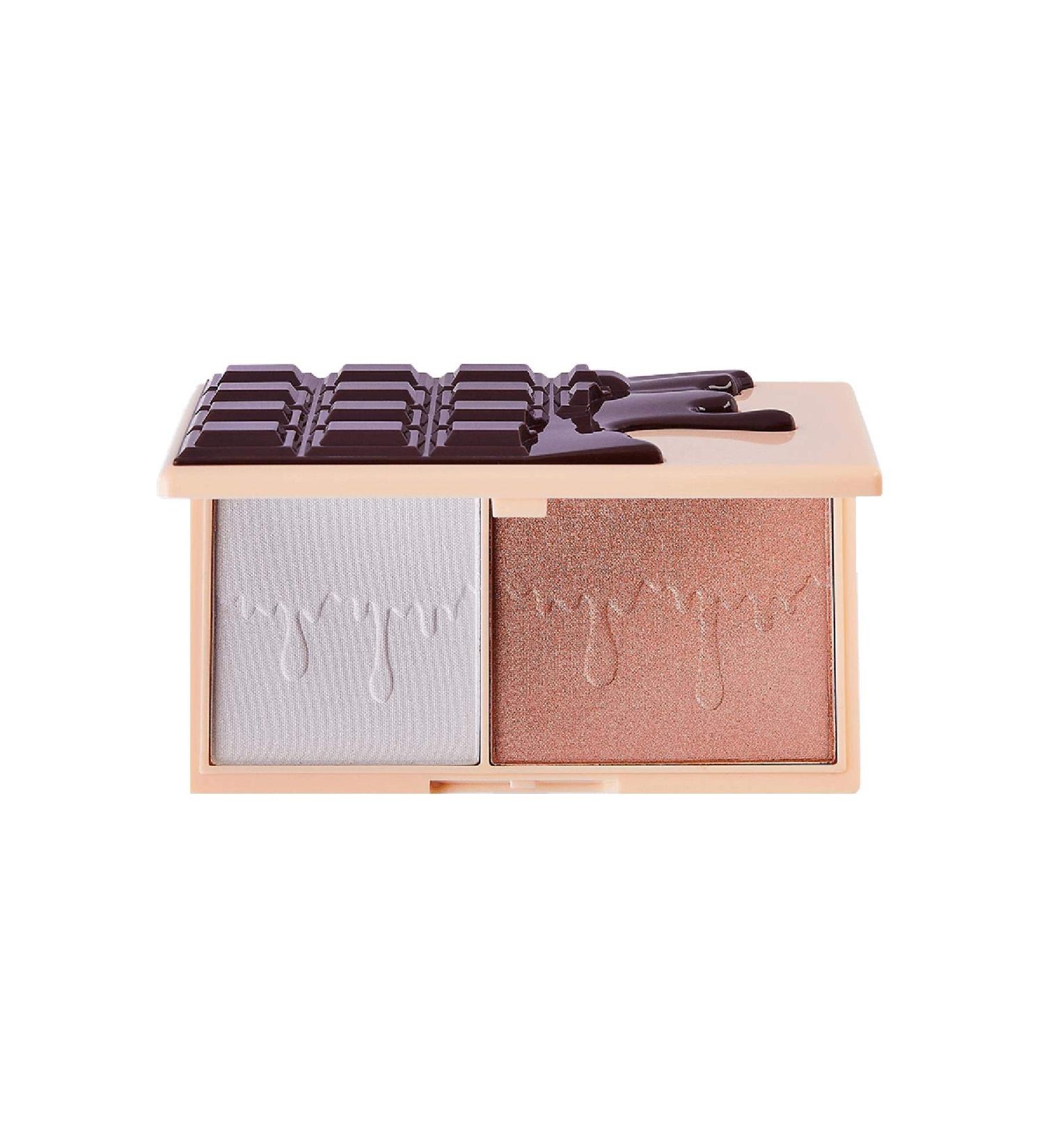 Buy Makeup Revolution Chocolate Mini Fondue Highlighters Palette - International Shipping Available - Buy Online on GoSupps.com