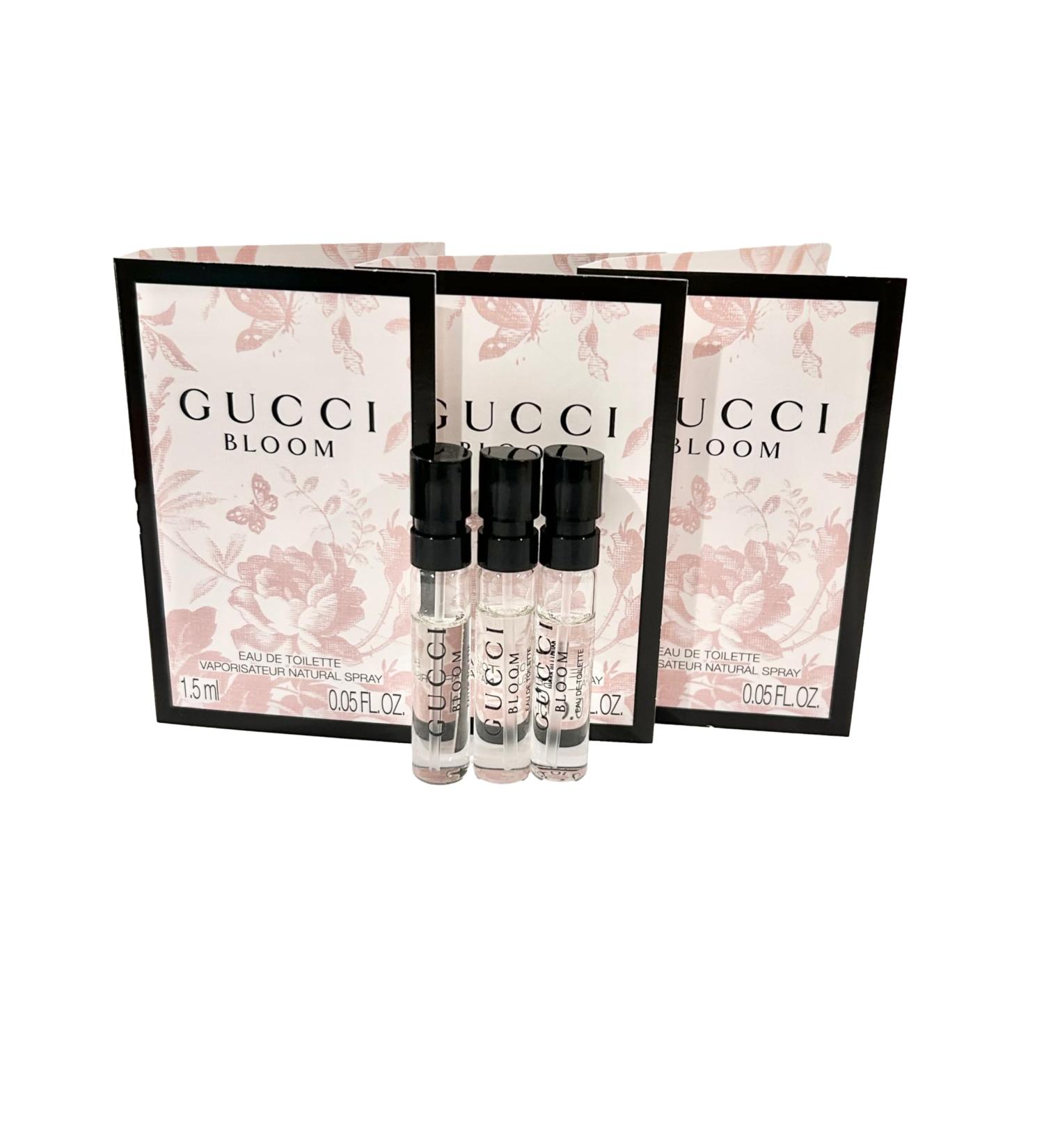 Gucci Bloom Sample Perfume Women EDT Spray 1.5 ml / 0.05 oz - set of 3 - Buy Online on GoSupps.com