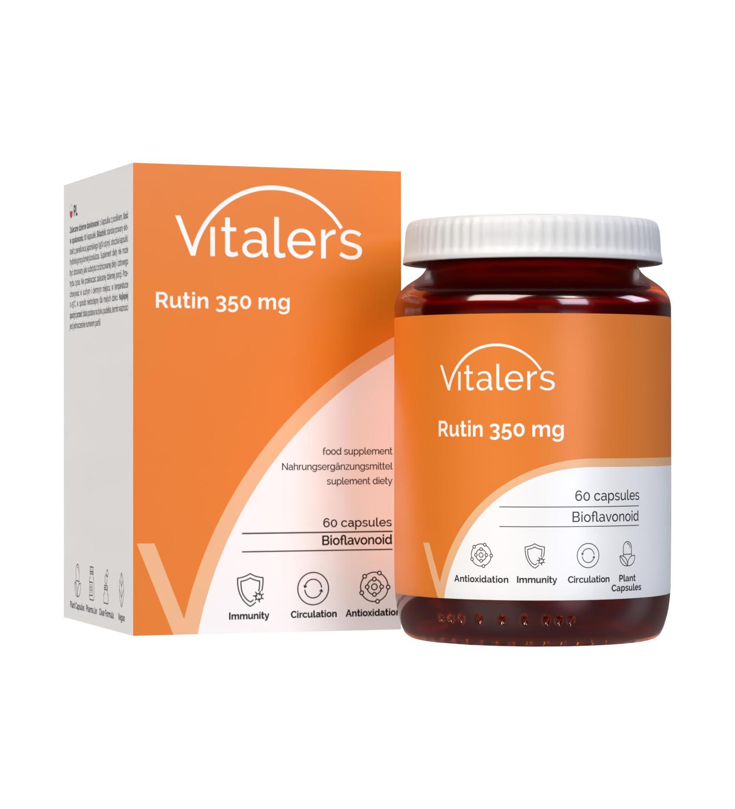Vitaler s Rutine 350 mg 60 G lules Cure de 2 Mois V gan Sans Conservateurs Composition Pure - Buy Online on GoSupps.com
