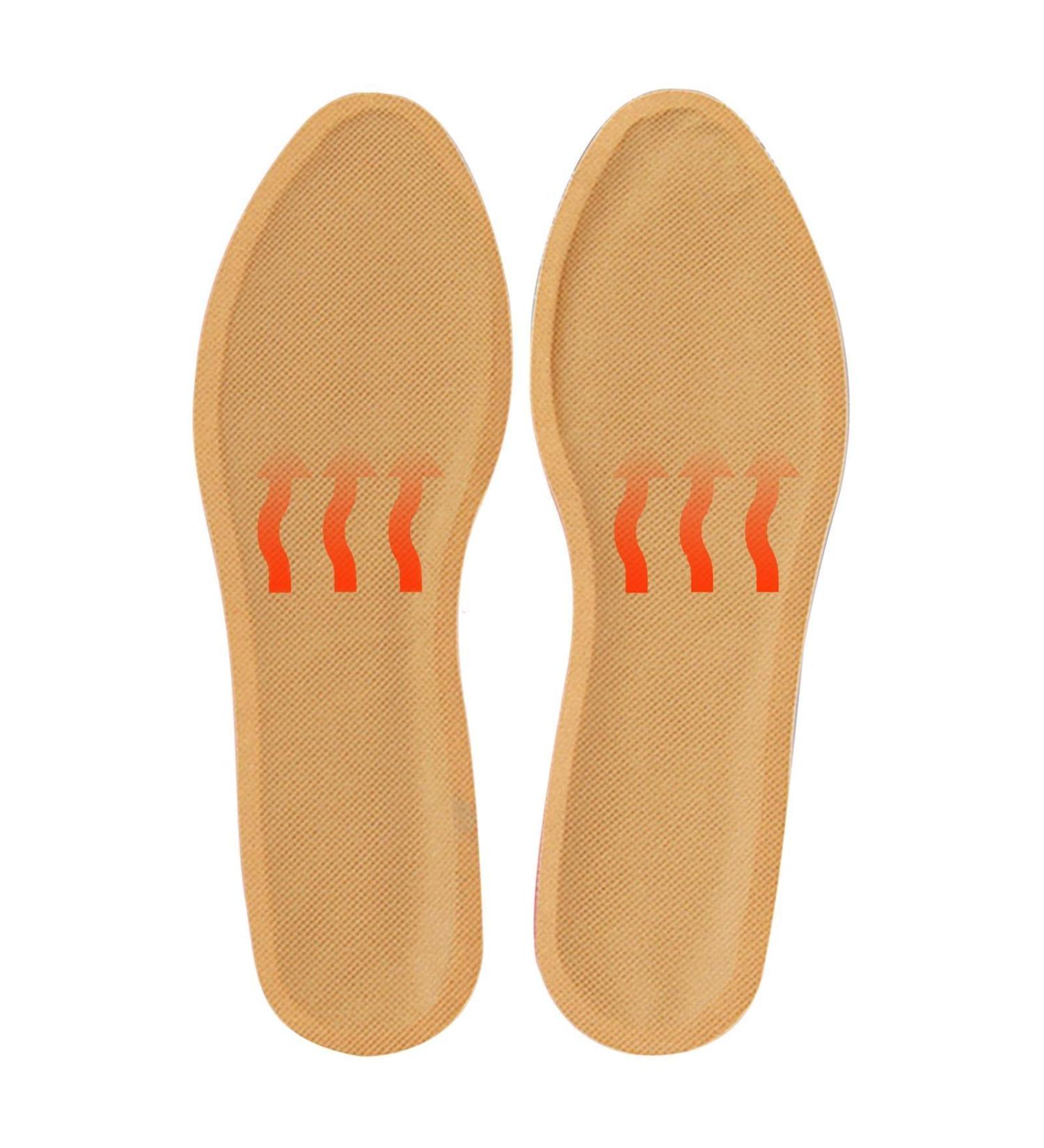 Hot Foot Warmer | Self-Warming Insoles | Durable Safe & Odorless | 8-10 Hours of Heat | Men Ginger Size 40-43 - Buy Online on GoSupps.com