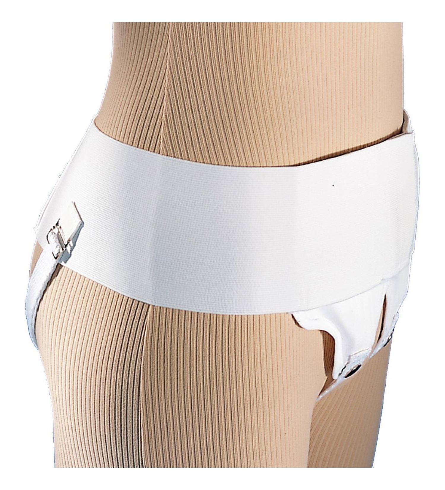 Elastic Hernia Support Brace Belt - Double Inguinal Groin Relief (Medium) | International Shipping Available - Buy Online on GoSupps.com