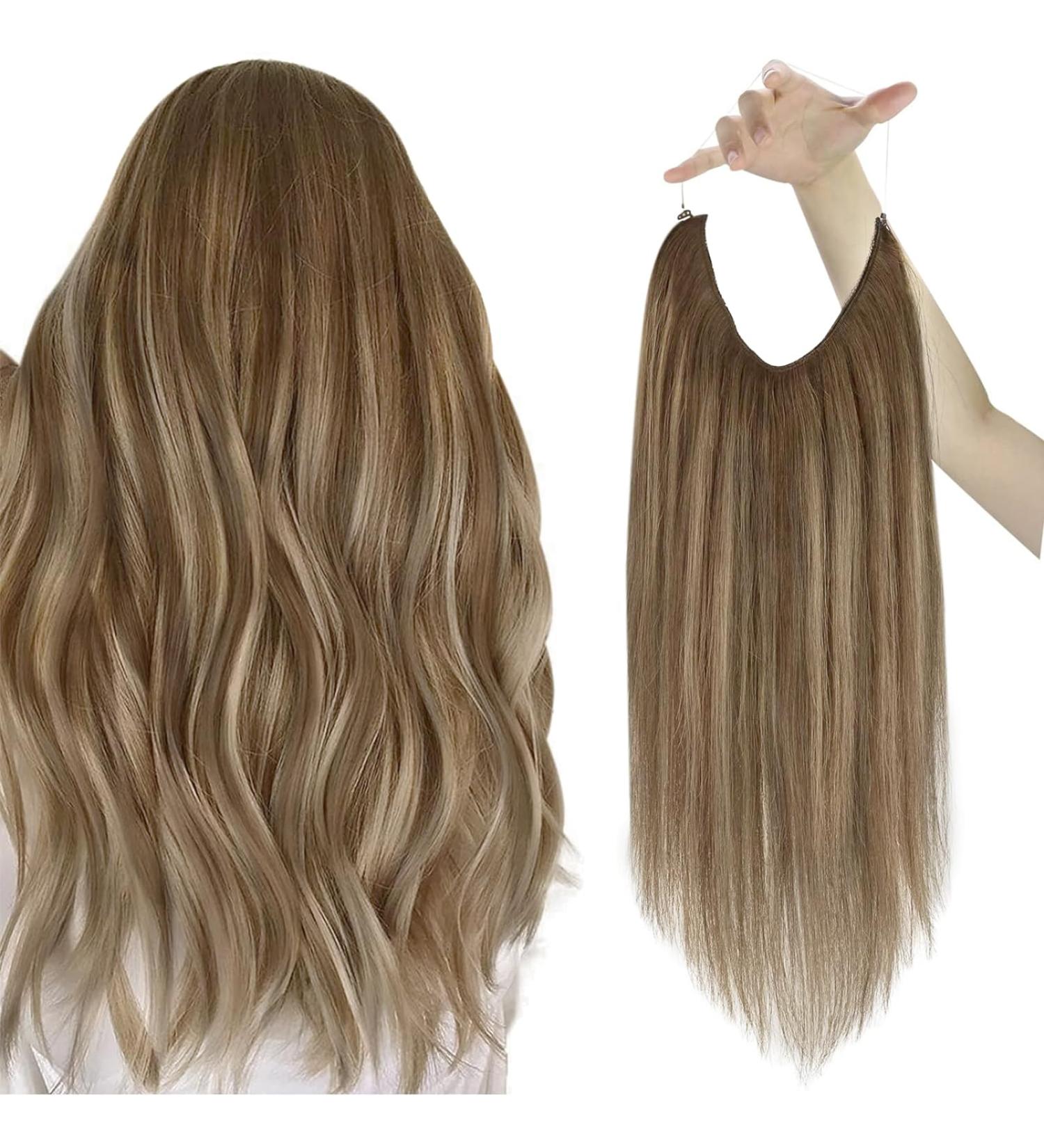 Balayage Ombre Brown to Blonde Wire Hair Extensions 14 Inch - Easyouth - Buy Online on GoSupps.com