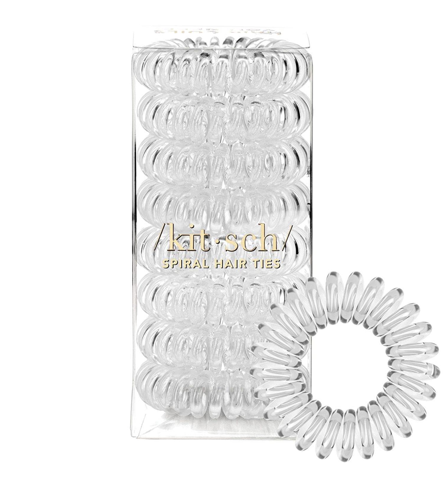 Kitsch Transparent Hair Coils - 8 Pieces for Mess-Free Styling - Buy Online on GoSupps.com