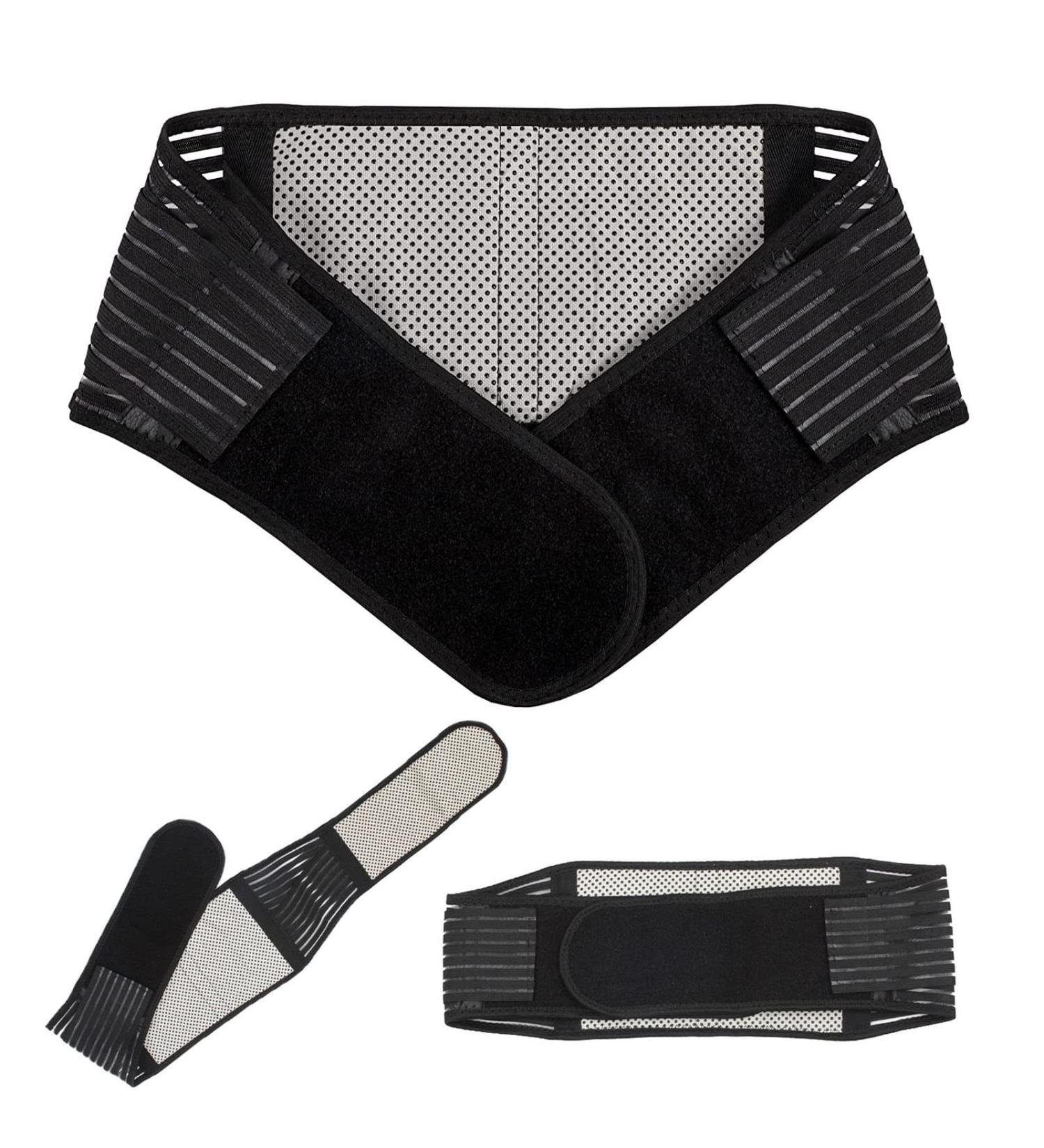 Znu Lumbar Support Magnetic Self-Heating Back Belt | 20 Magnets Lower Back Therapy | Adjustable Lumbar Support Belt (L) - Buy Online on GoSupps.com