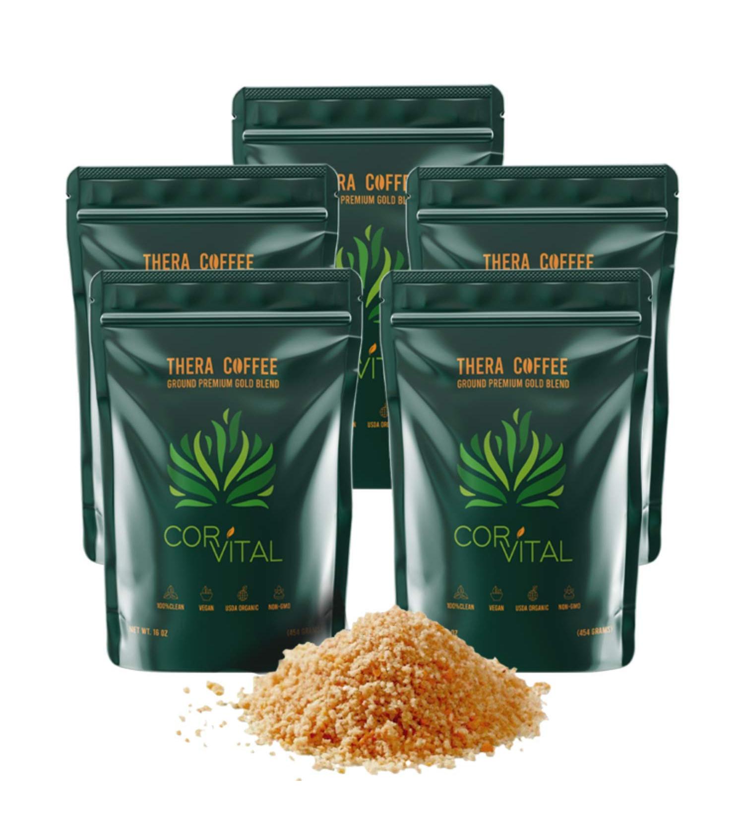 Cor-Vital 5lb Organic Coffee Enema - Gerson Approved Therapy Roast for Colon Cleanse & Liver Detox - Buy Online on GoSupps.com