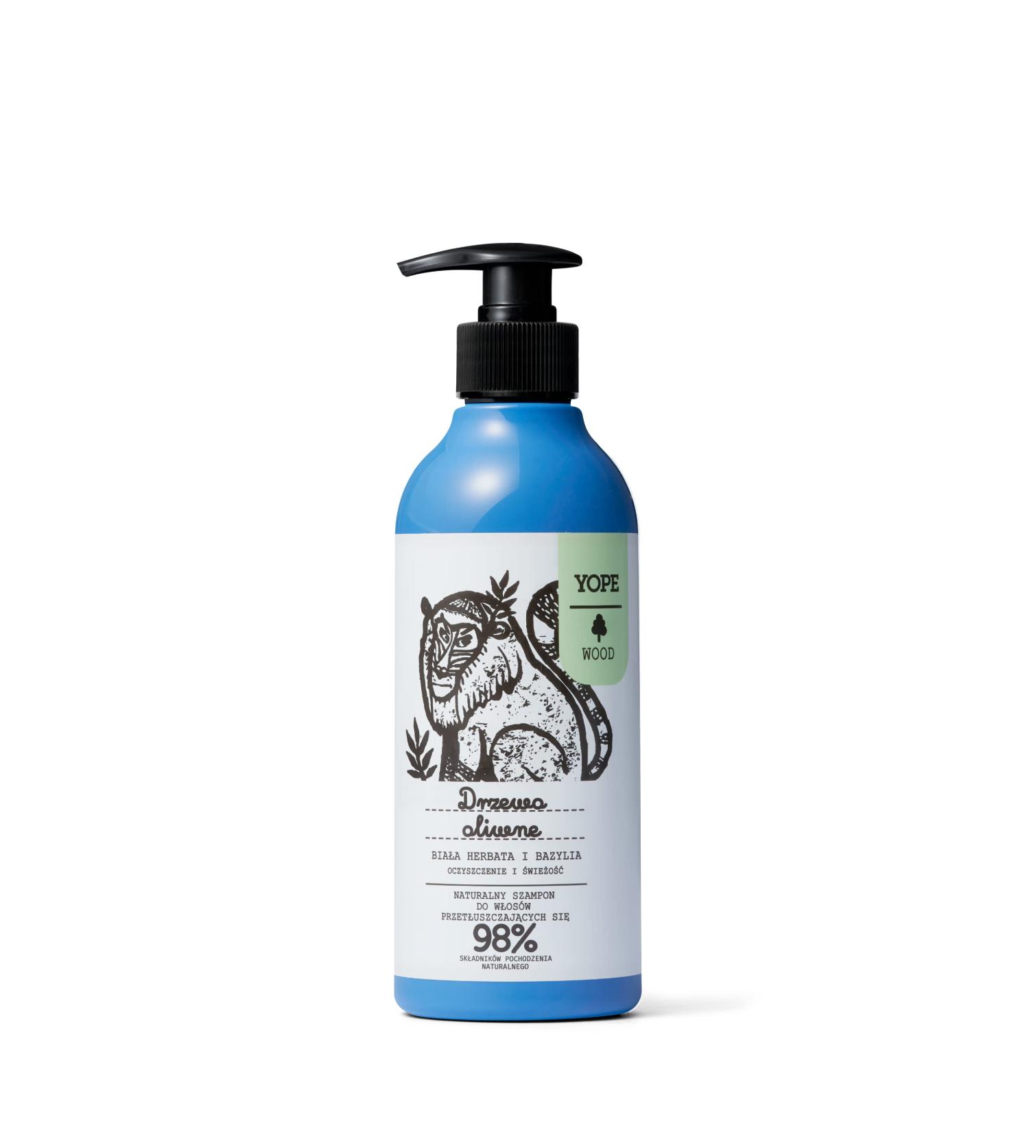 YOPE Natural hair shampoo Olive tree 300ml - Buy Online on GoSupps.com