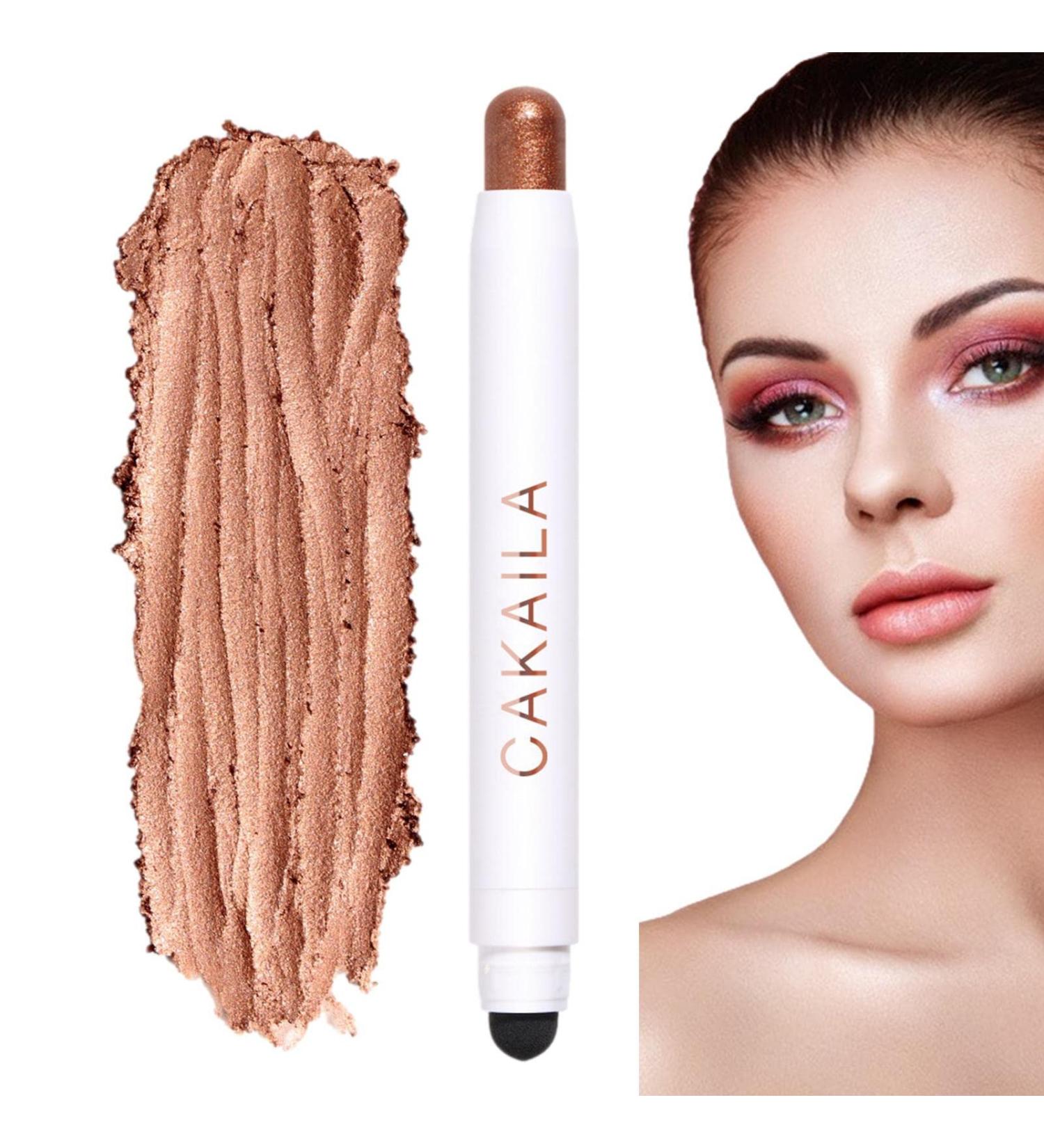  Raxove Eyeshadow Pencil | Silk Pencil with Pearl Matte Effect and Two Ends Automatic Rotating Highlighter Stick for Women and Girls Raxove - Buy Online on GoSupps.com