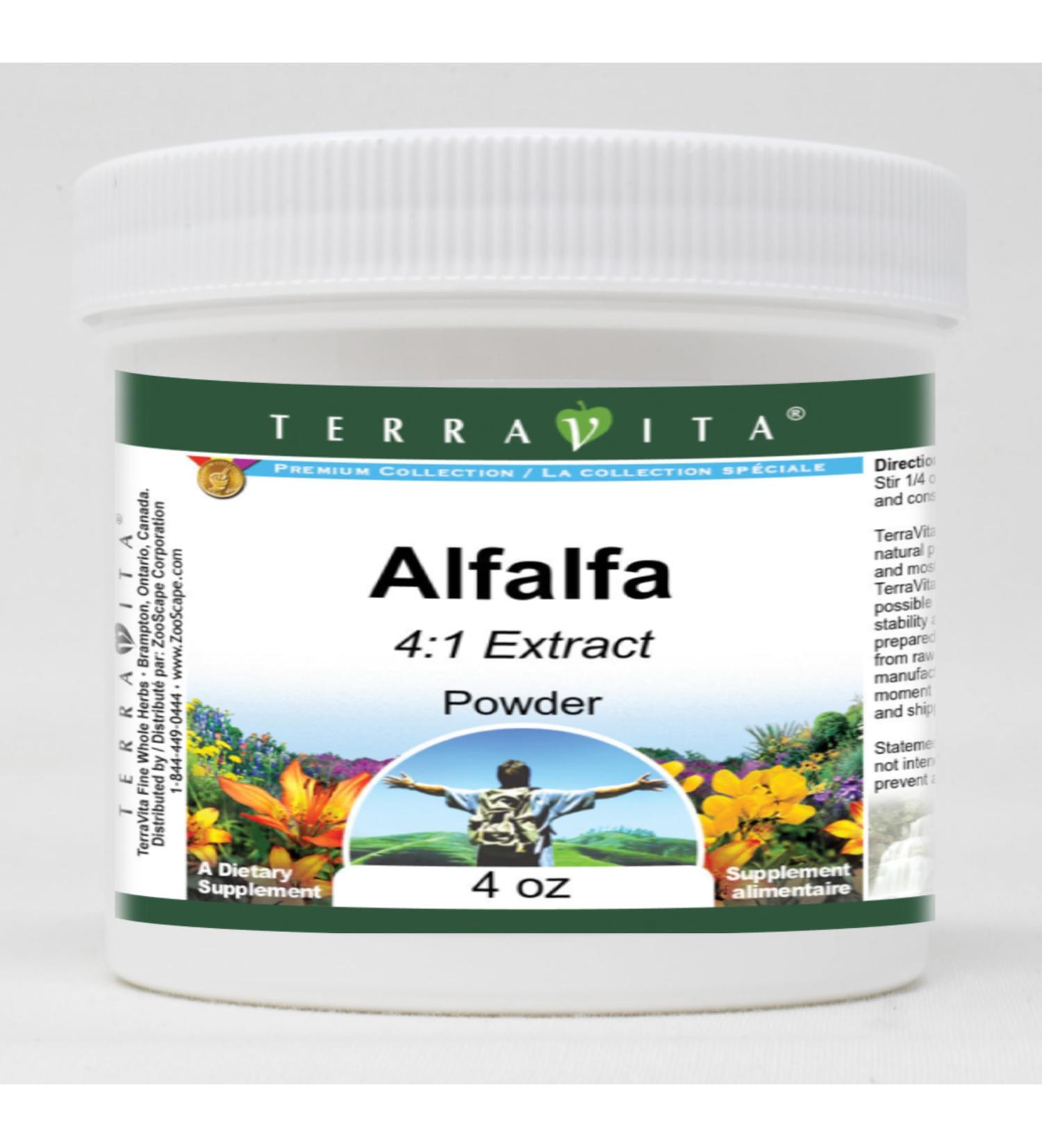 Alfalfa 4:1 Powder (4 oz ZIN: 518834) - 3 Pack - Buy Online on GoSupps.com