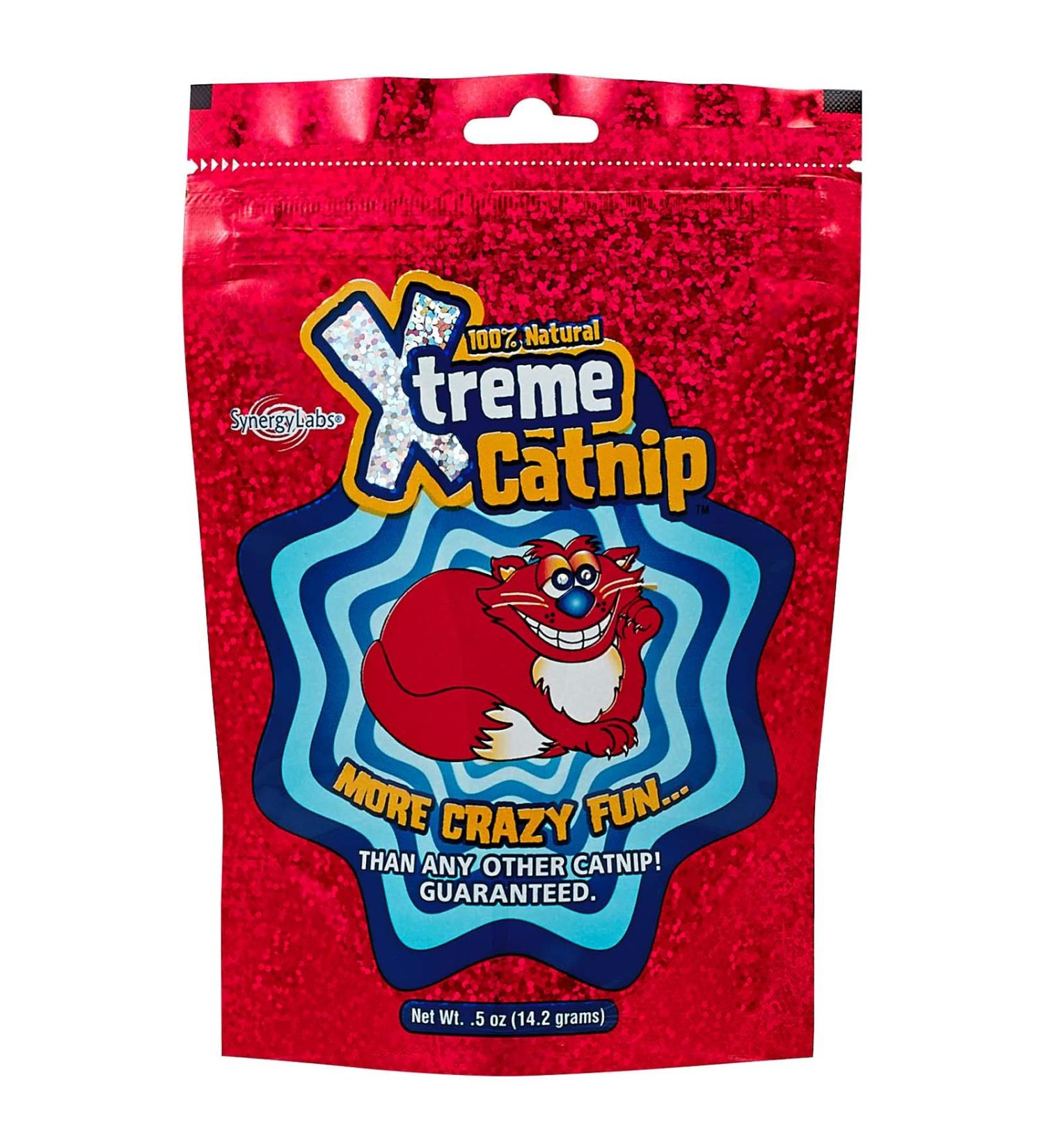 Xtreme Catnip Leaf 0.5 oz - 100% Natural & Organically Grown | Super Concentrated Non-Addictive Catnip Leaves for Fun Cat Treats, Toys, Scratching Posts & More - Buy Online on GoSupps.com