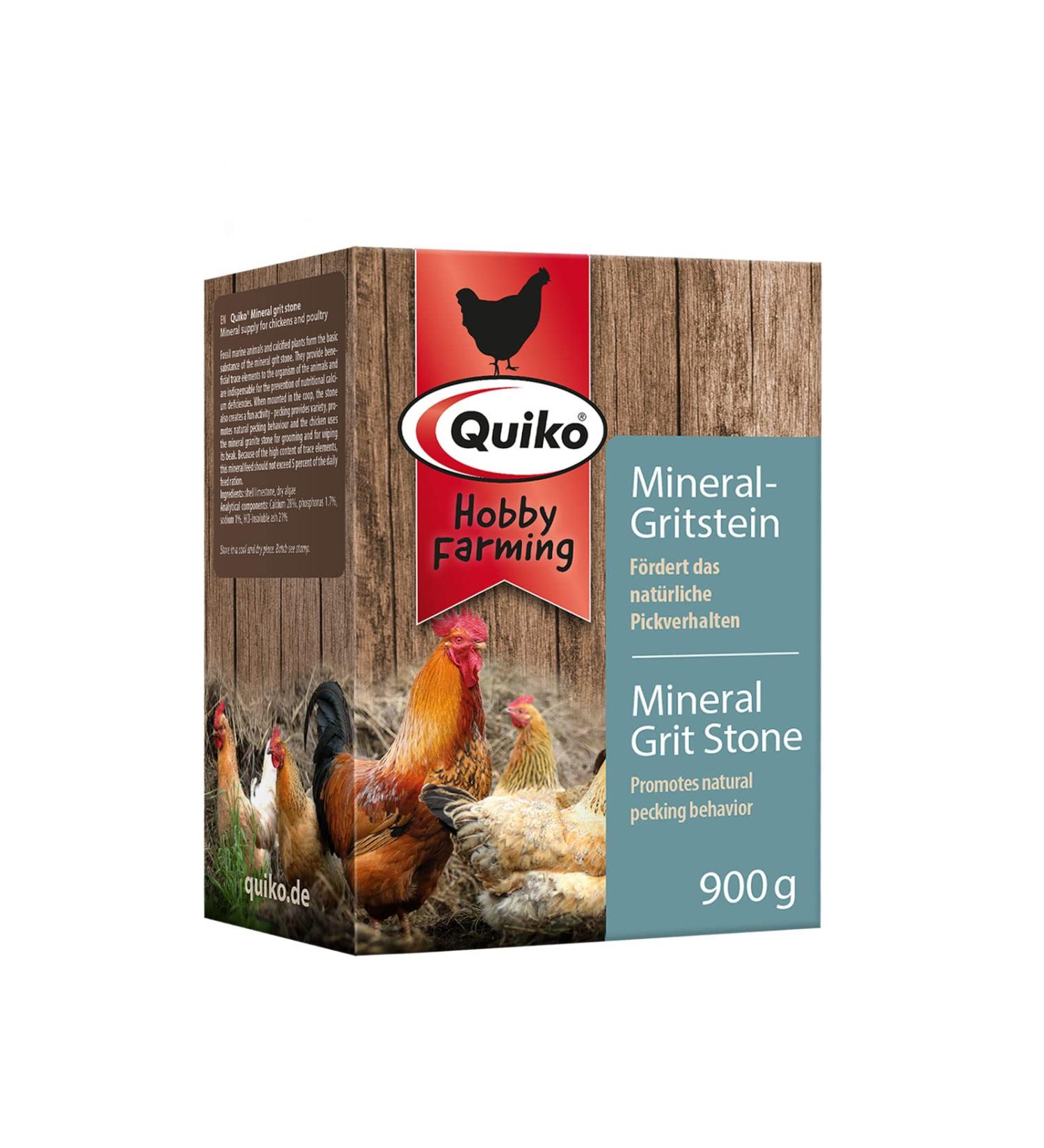 Quiko Hobby Farming - Mineral Grit Stone 900g - Picking Stone for Chickens 900 g (Pack of 1)