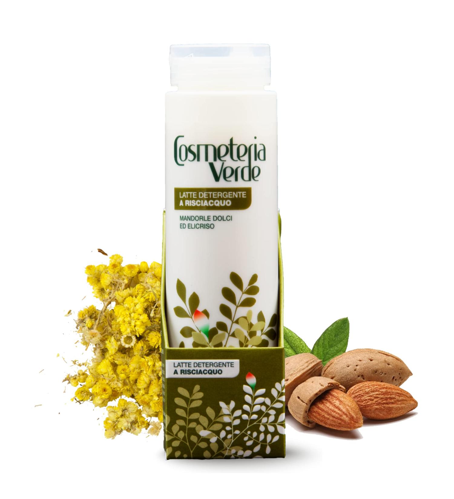 Cosmeteria Verde Rinse-Off Cleansing Milk - Gentle Cleanser for Dehydrated, Irritated Skin - Buy Online on GoSupps.com