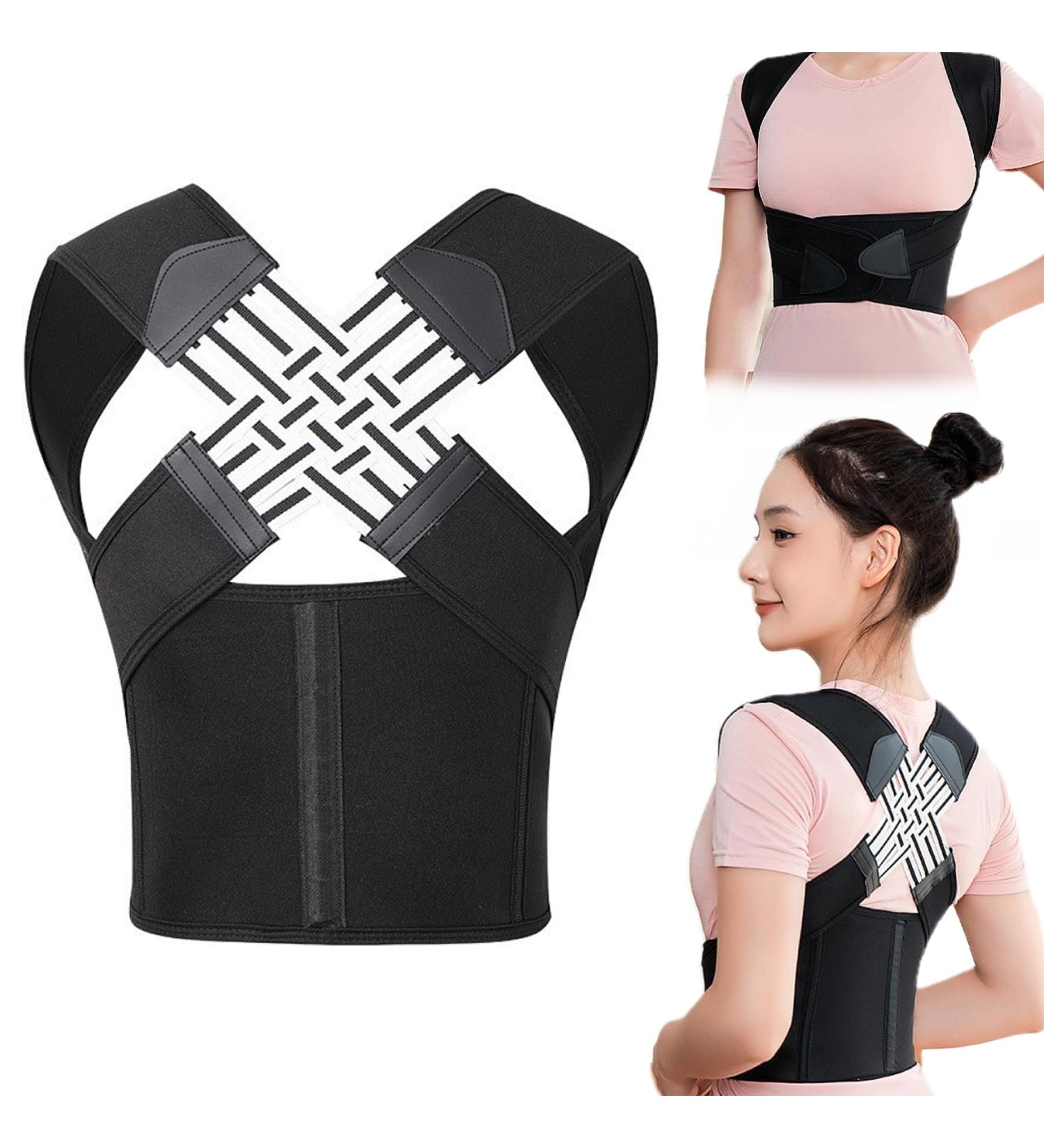 Instant Posture Corrector Adjustable Back Straightener Belt Correct Shoulder Back Posture Brace for Office Gym Home Thin Back Assistant Tool for Women and Men -L - Buy Online on GoSupps.com