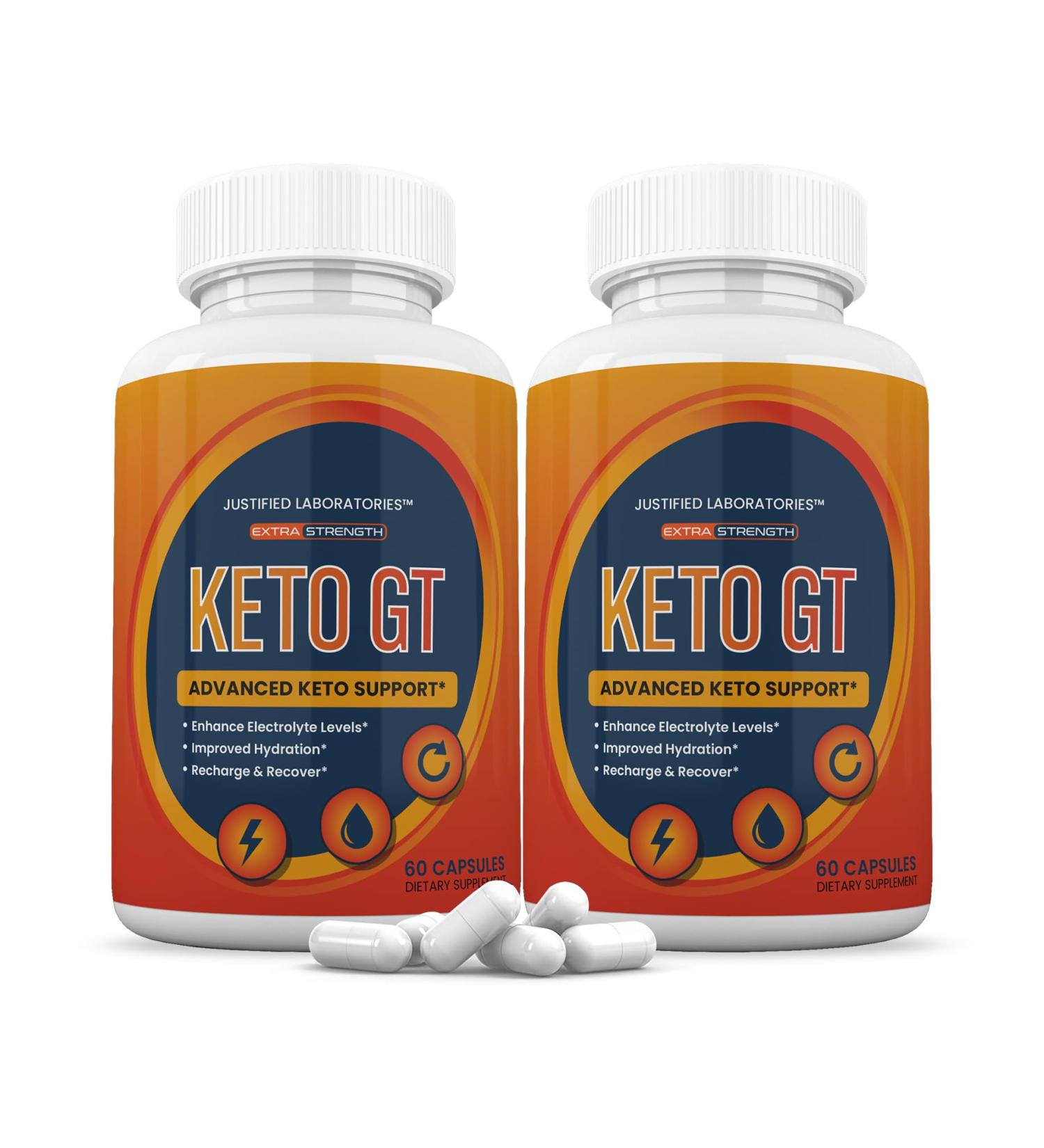 (2 Pack) Keto GT Keto Pills 1275MG New & Improved Formula Contains Apple Cider Vinegar Extra Virgin Olive Oil Powder Green Tea Leaf 120 Capsules 30 Count (Pack of 2) - Buy Online on GoSupps.com