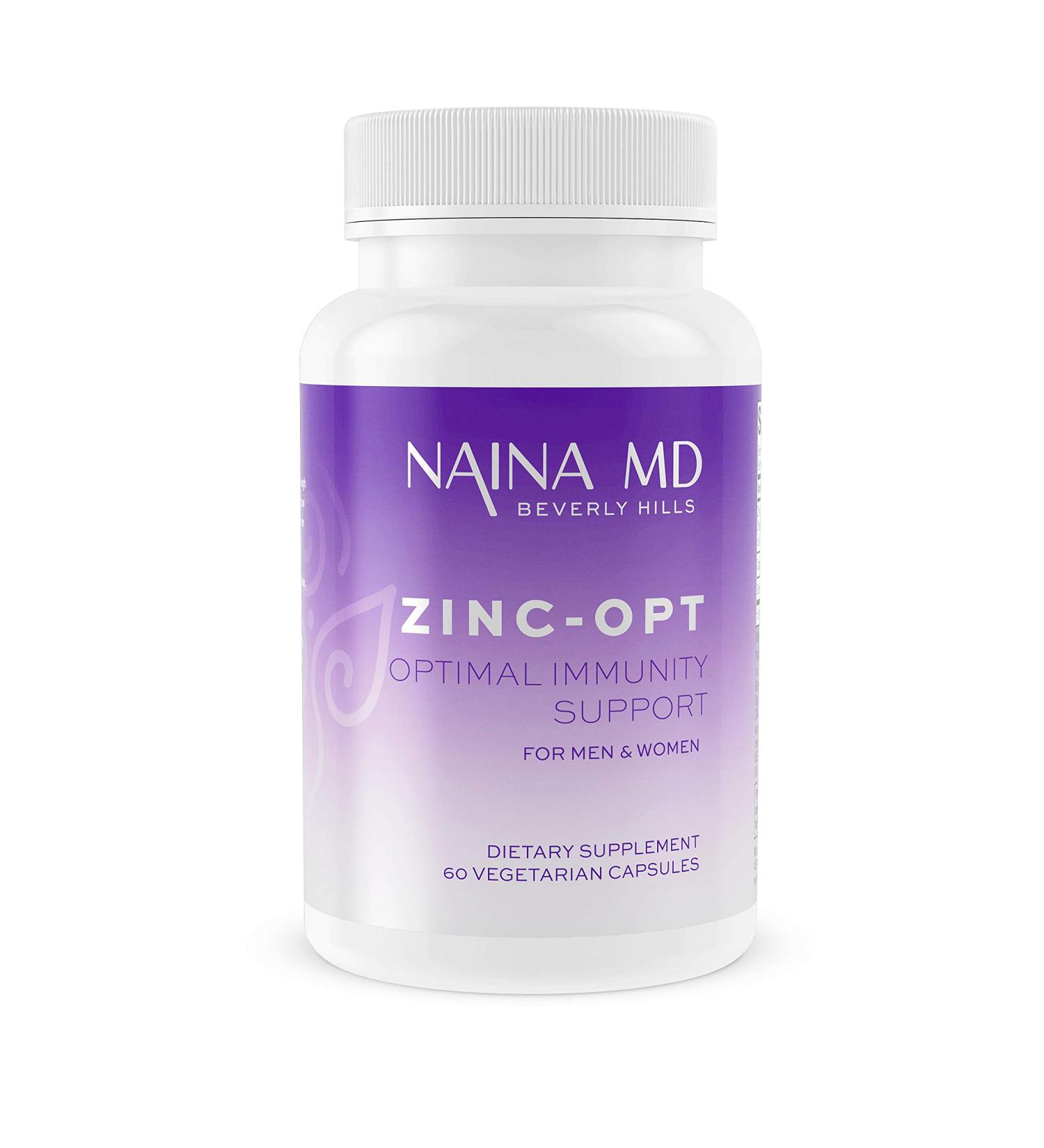 ZINC-Opt 60ct Superior Formula with BioPerine - 52mg Zinc, 2mg Copper - Immune & Hormonal Health Support for All - Buy Online on GoSupps.com