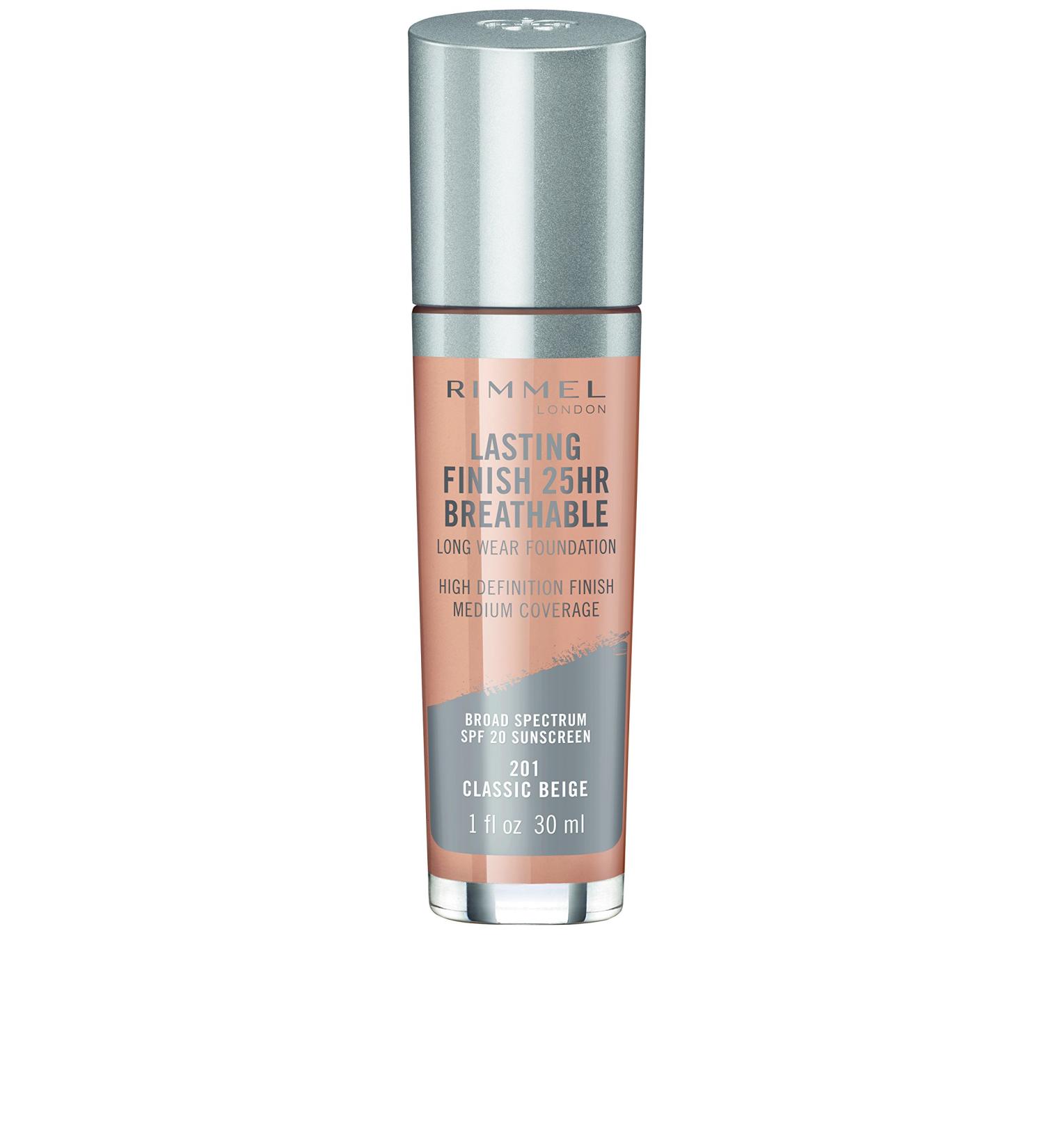 Rimmel Lasting Finish Breathable Foundation - Classic Beige 1oz - Buy Online on GoSupps.com
