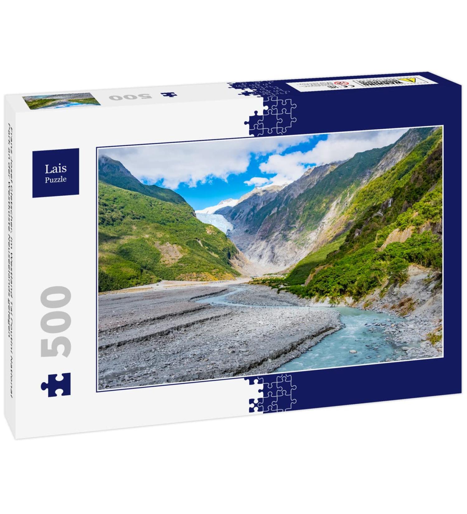 Lais Puzzle Franz Josef Glacier located in the Westland Tai Poutini National Park on the West Coast of New Zealand 500 pieces - Buy Online on GoSupps.com