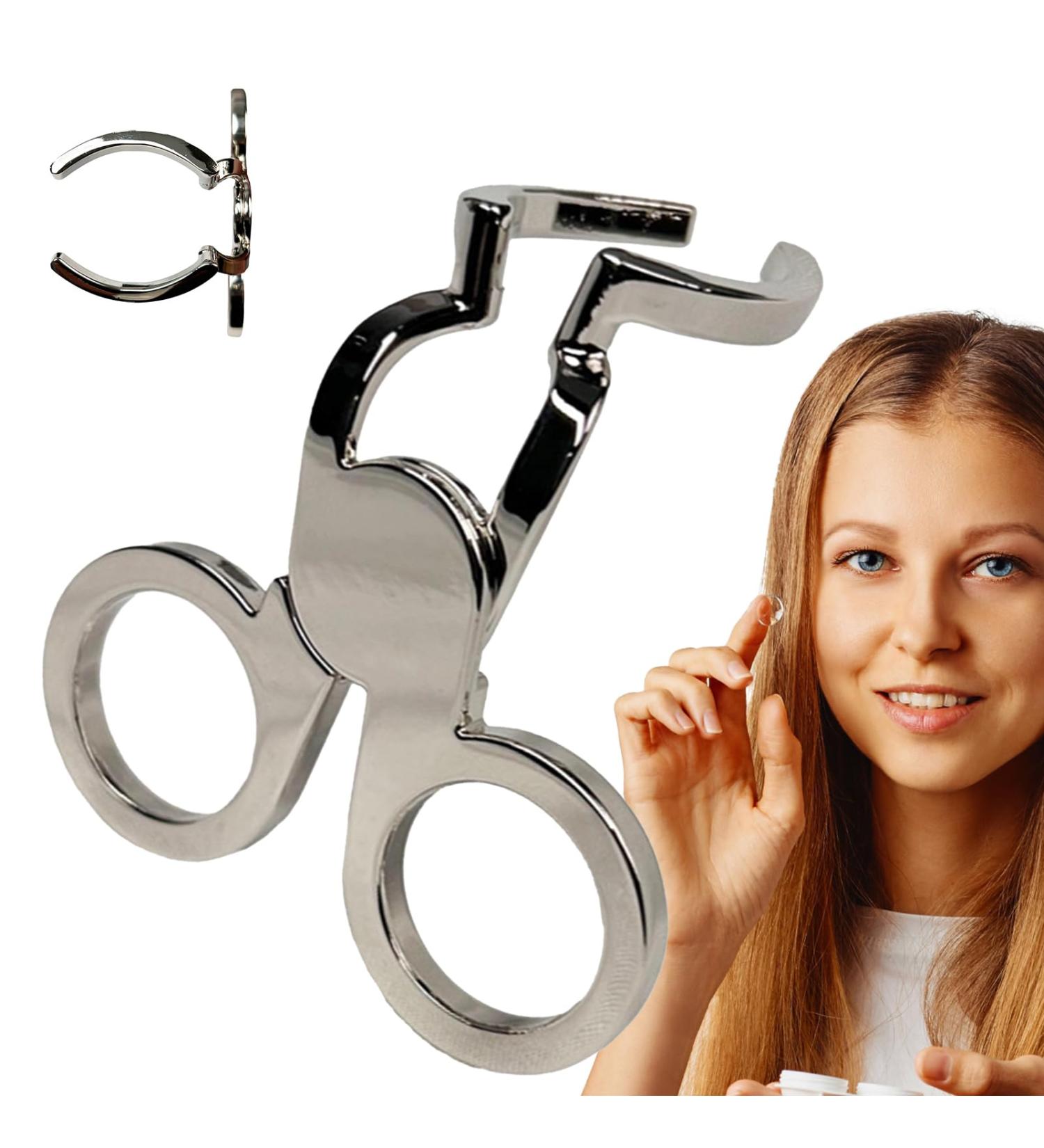 Contact Lens Eyelid Stretcher & Applicator - Color Lens Installer & Remover - Easy Eye Lens Wearing Aids - Buy Online on GoSupps.com