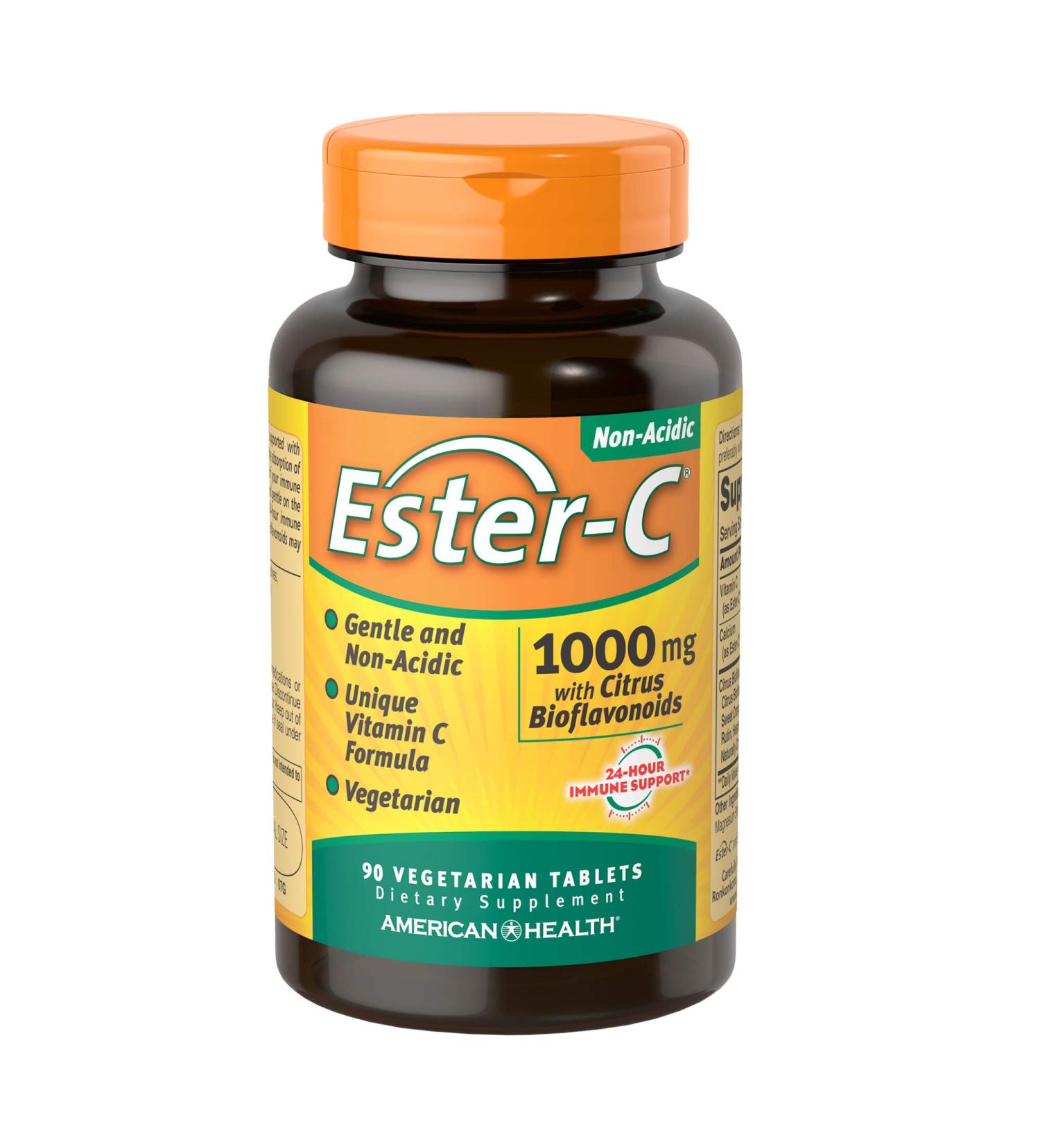 Buy American Health Ester-C 1000 mg - 90 Vegetarian Tablets | Immune Support - Buy Online on GoSupps.com