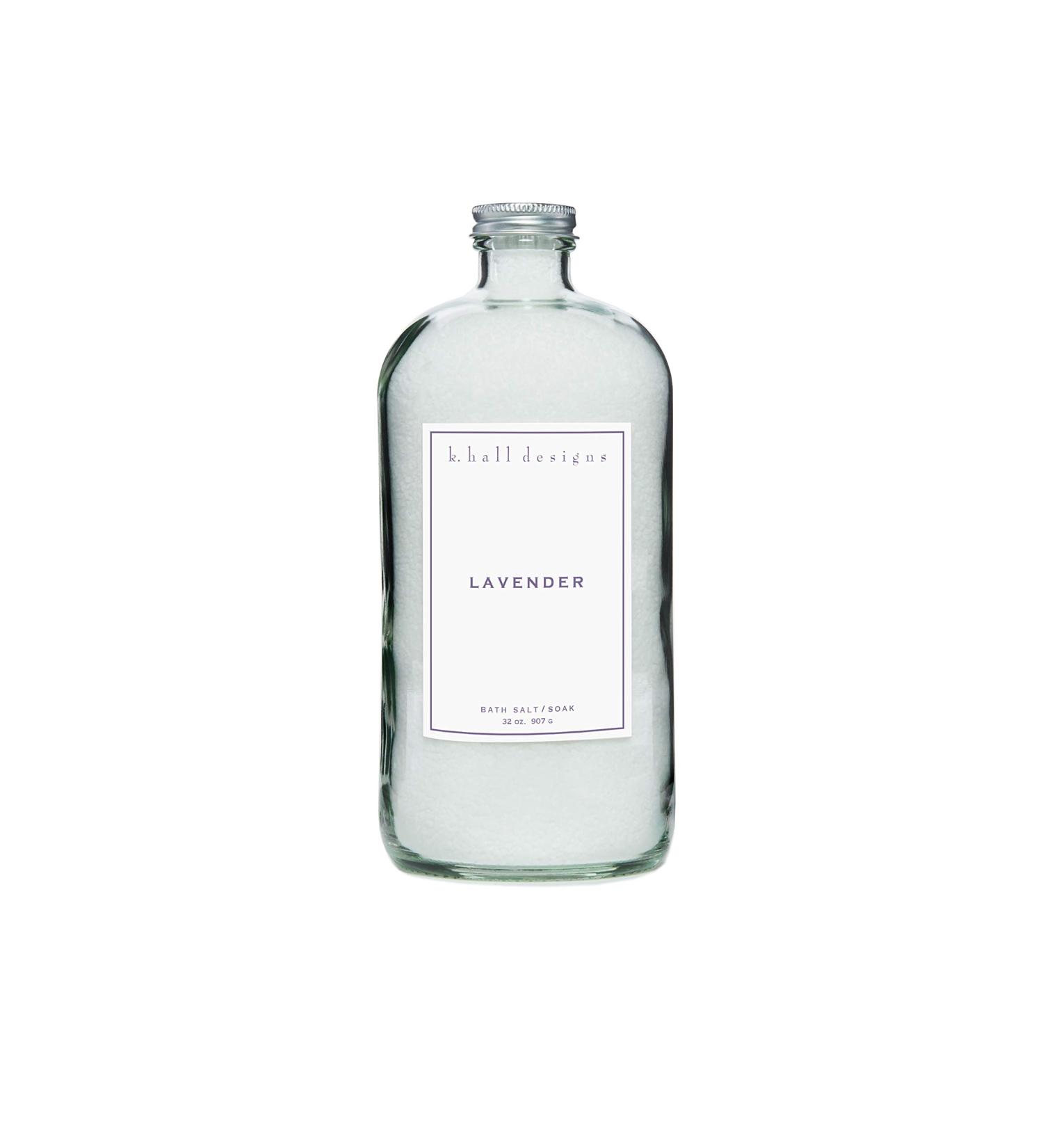 k. hall designs Lavender Bath Soak 32 oz.