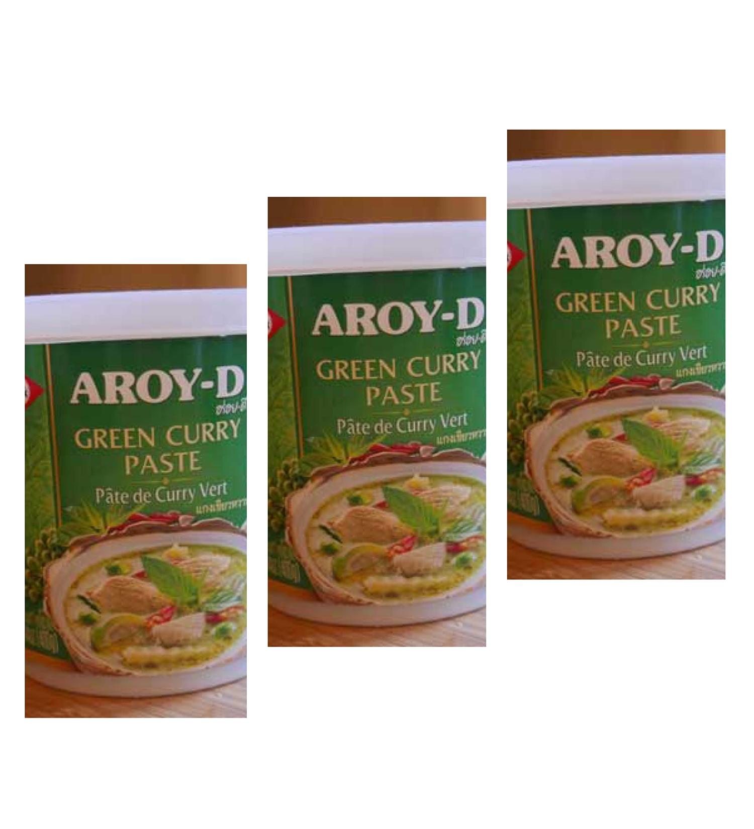 AROY-D GREEN CURRY PASTE PACK OF 3 (3X 400g) - Buy Online on GoSupps.com